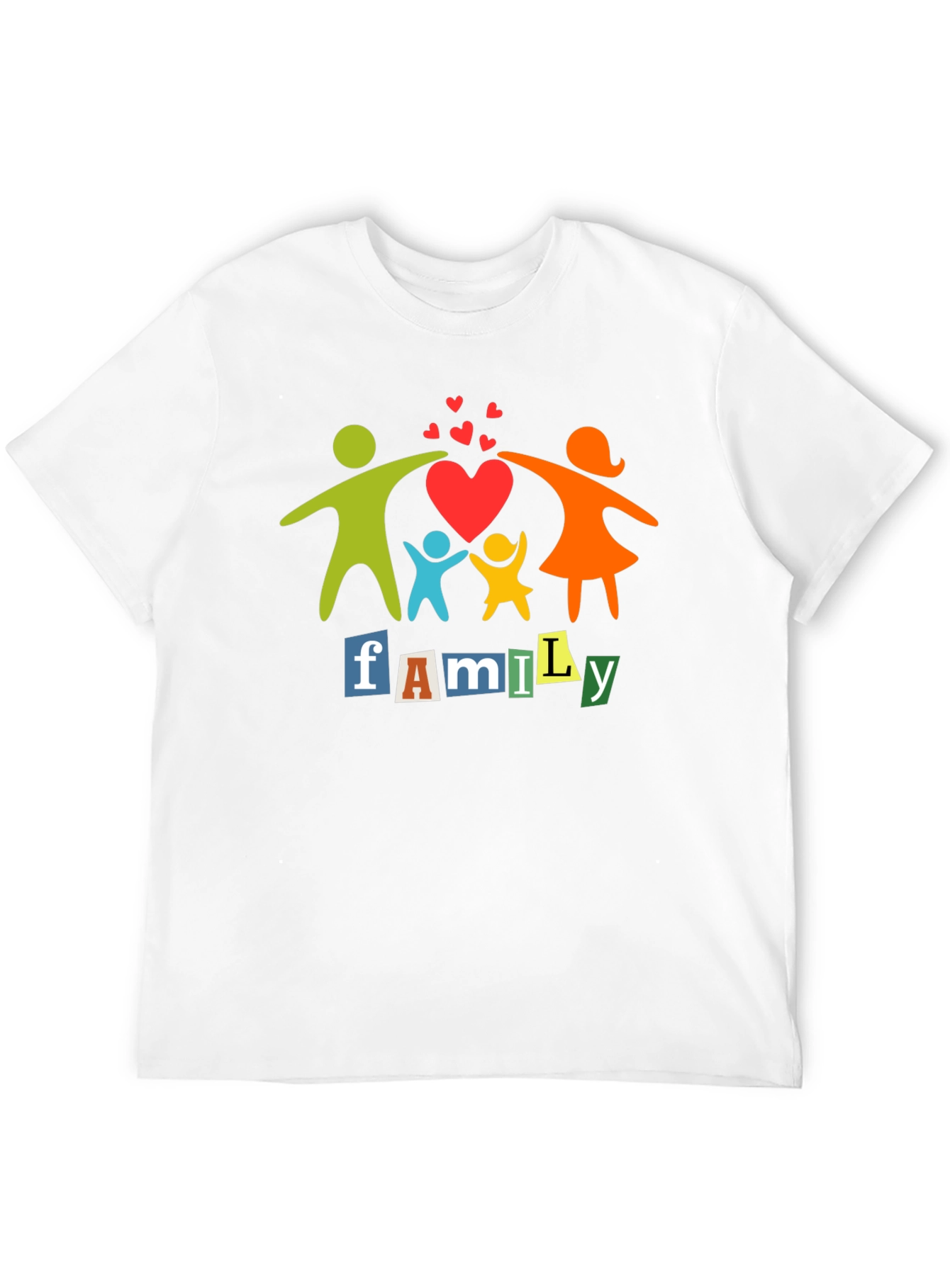 Family Love Black T-Shirt