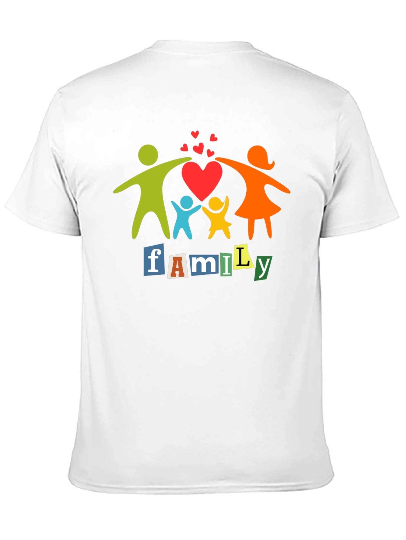 Family Love Black T-Shirt