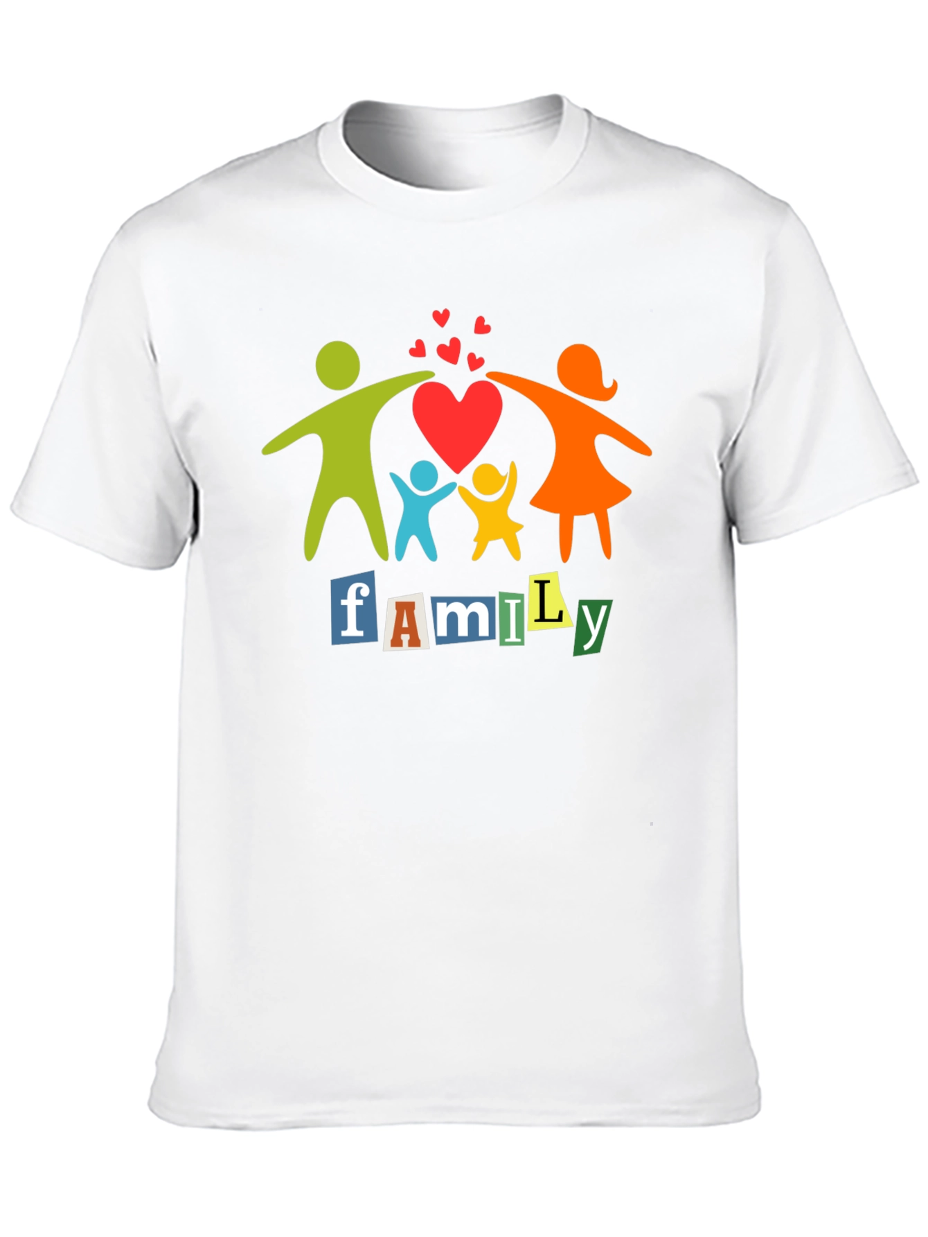 Family Love Black T-Shirt
