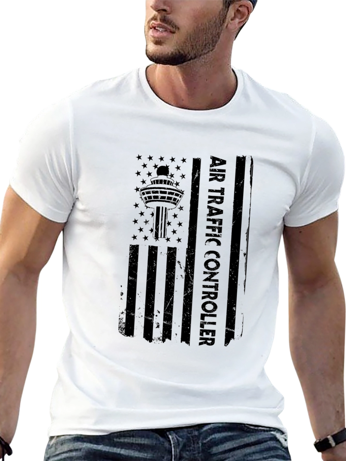 Air Traffic Controller Flag T-Shirt