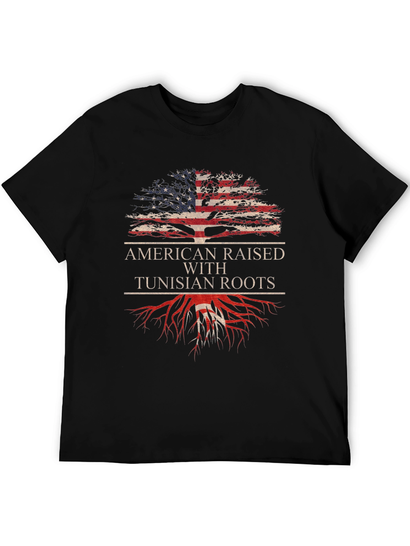 American Raised with Tunisian Roots T-Shirt