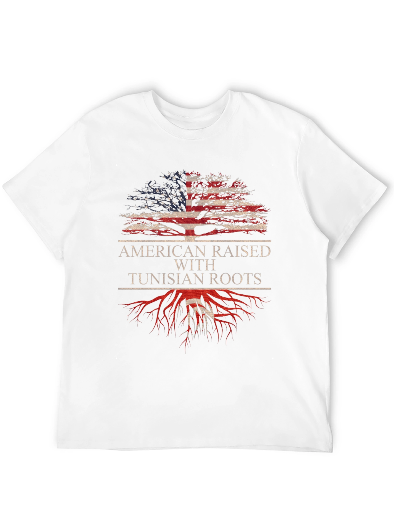 American Raised with Tunisian Roots T-Shirt