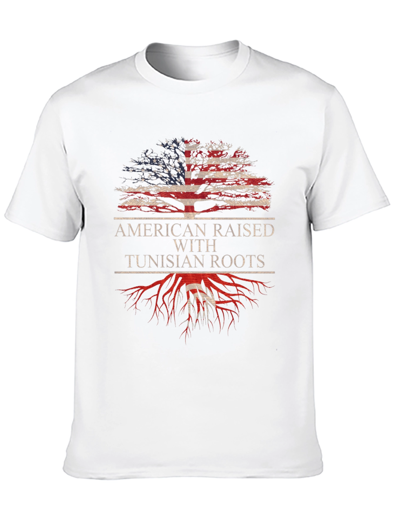 American Raised with Tunisian Roots T-Shirt