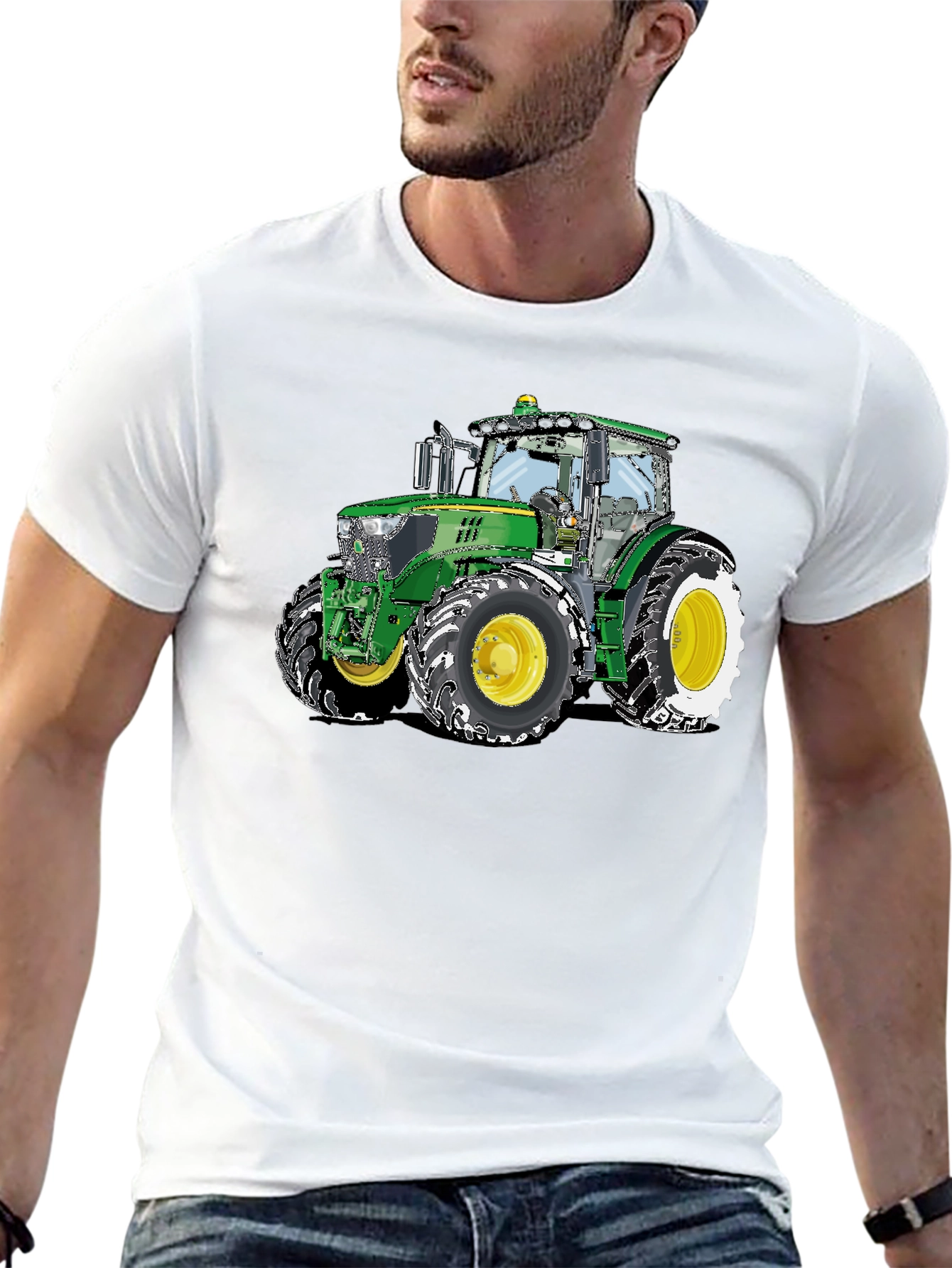 Green Tractor Graphic T-Shirt - Farm Life Apparel