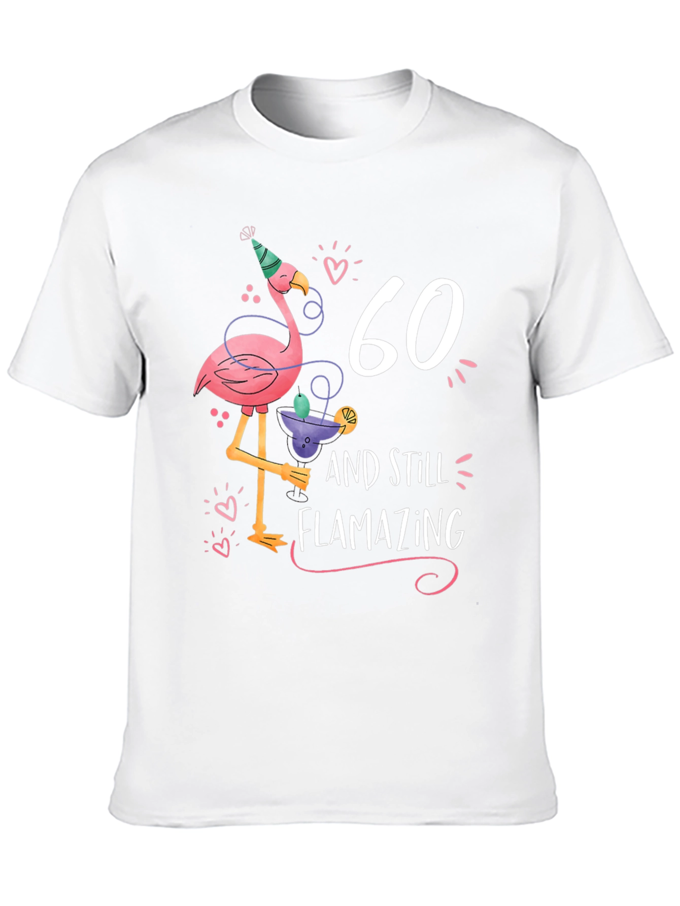 60th Birthday Flamingo T-Shirt - Flamazing Gift Idea