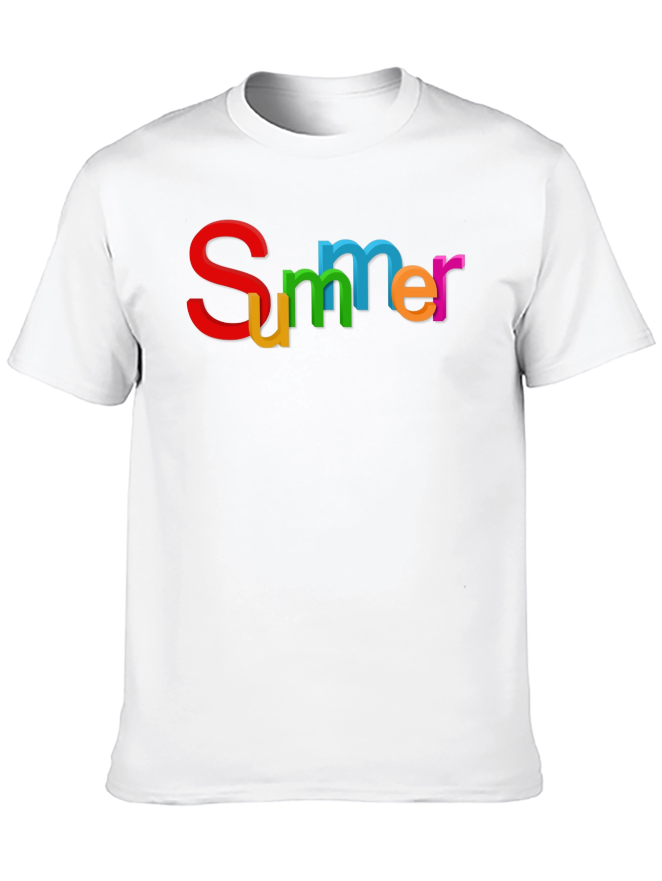 Summer Graphic Black T-Shirt