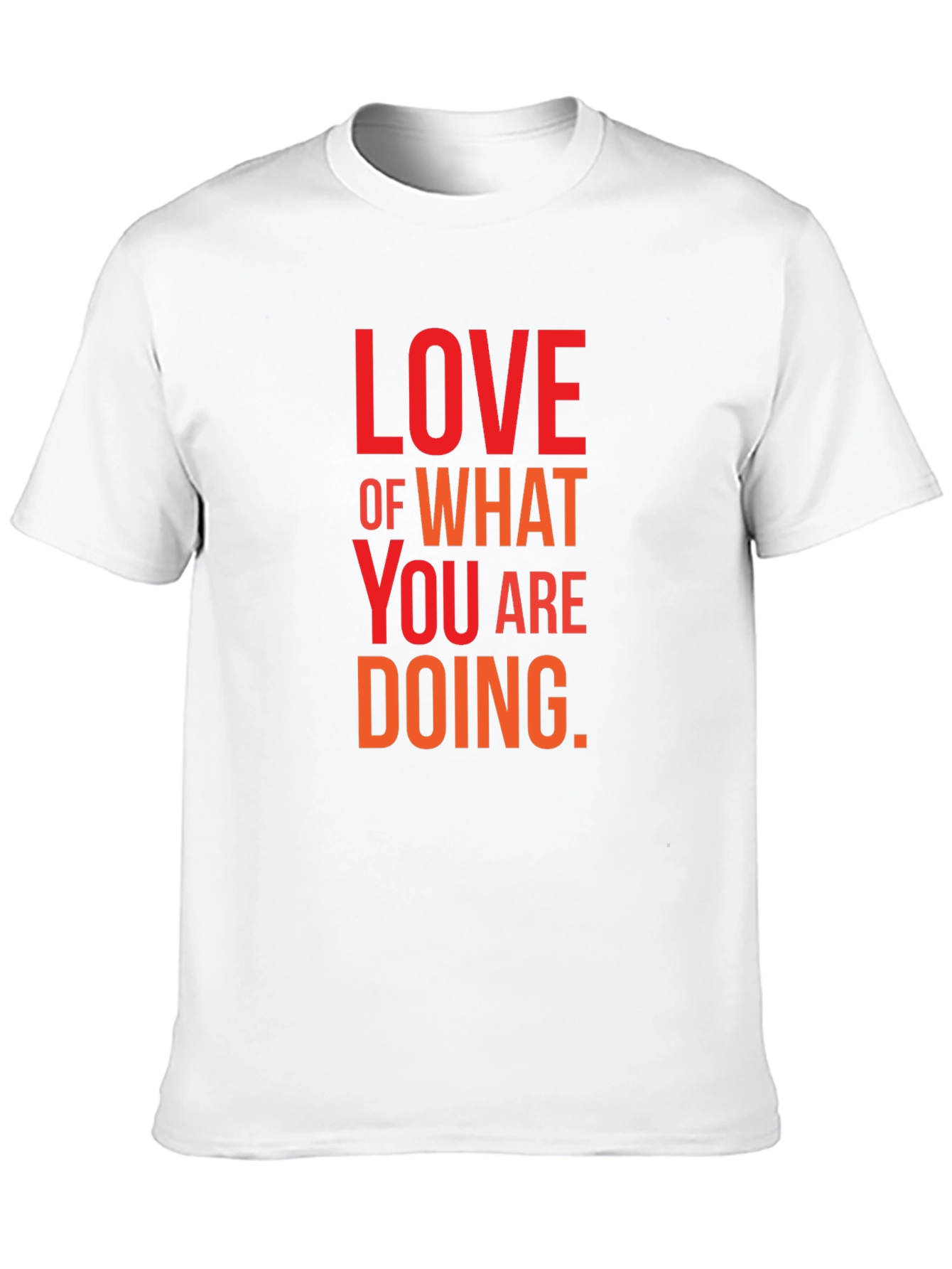 Love What You Are Doing Black Graphic Tee