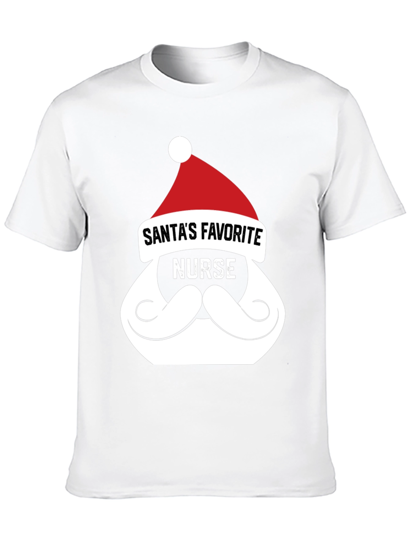 Santas Favorite Nurse T-Shirt - Christmas Tee