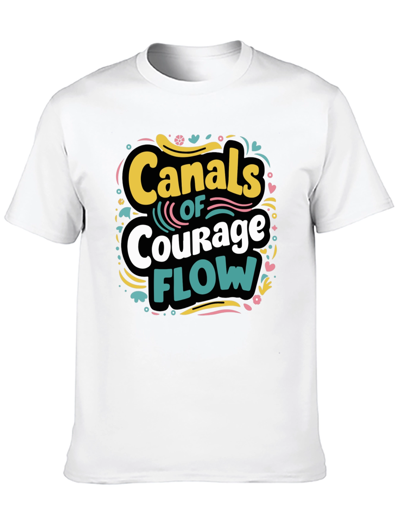 Canals of Courage Tee - Stylish Graphic T-Shirt
