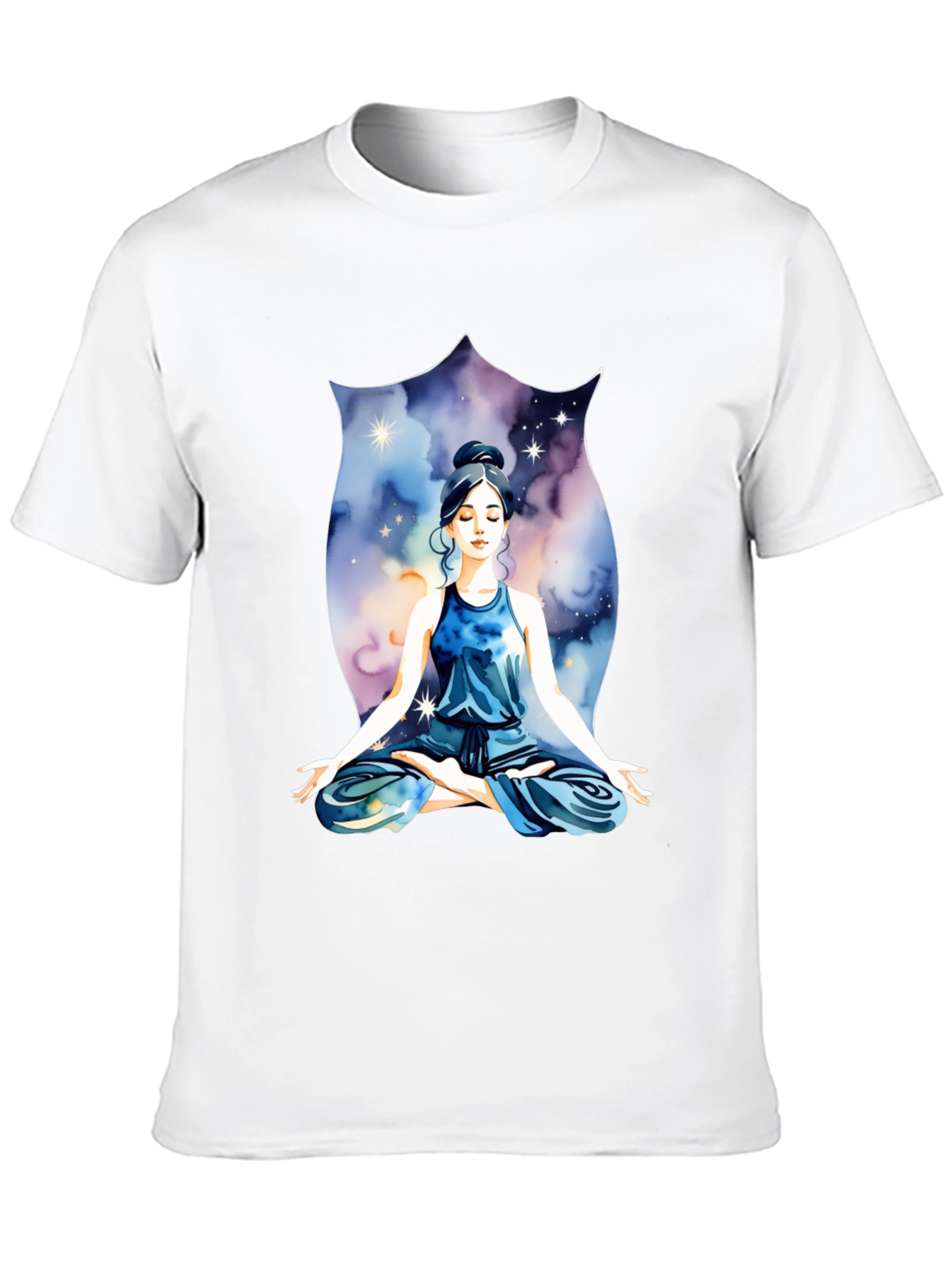 Zen Space Yoga Graphic T-Shirt