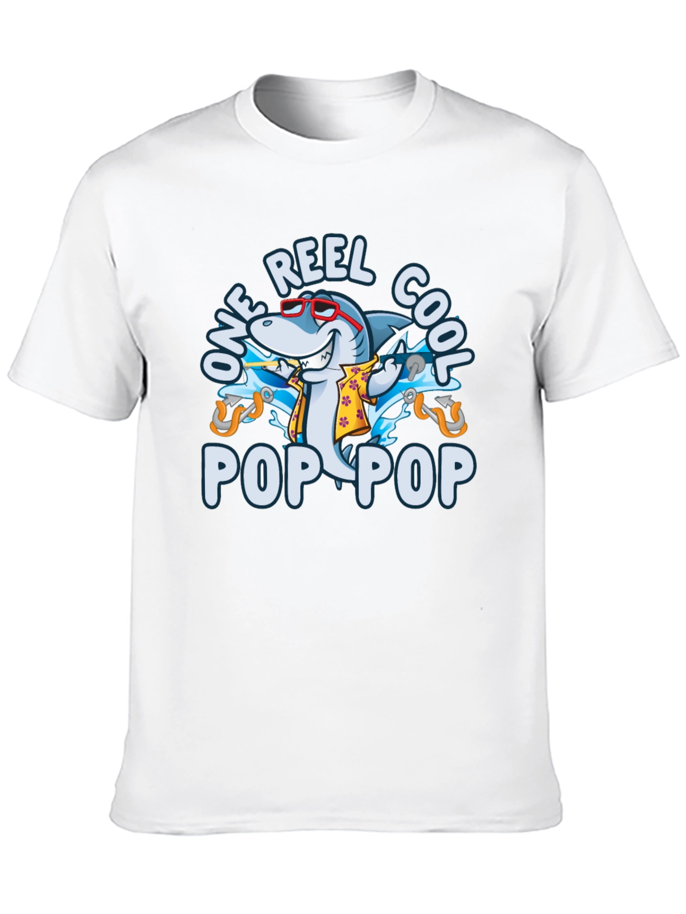 Cool Pop Pop Shark T-Shirt