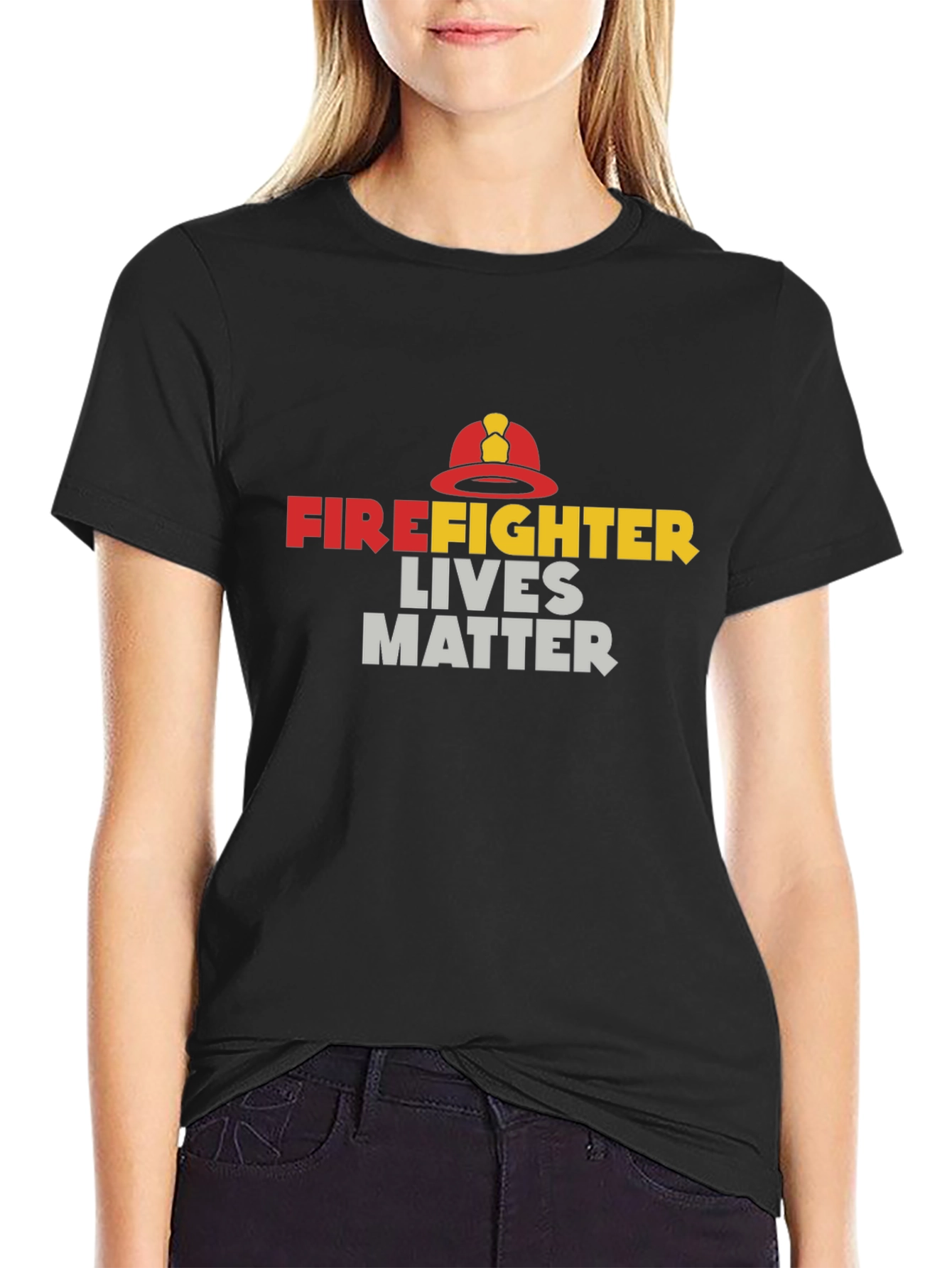 Firefighter Lives Matter Graphic Tee