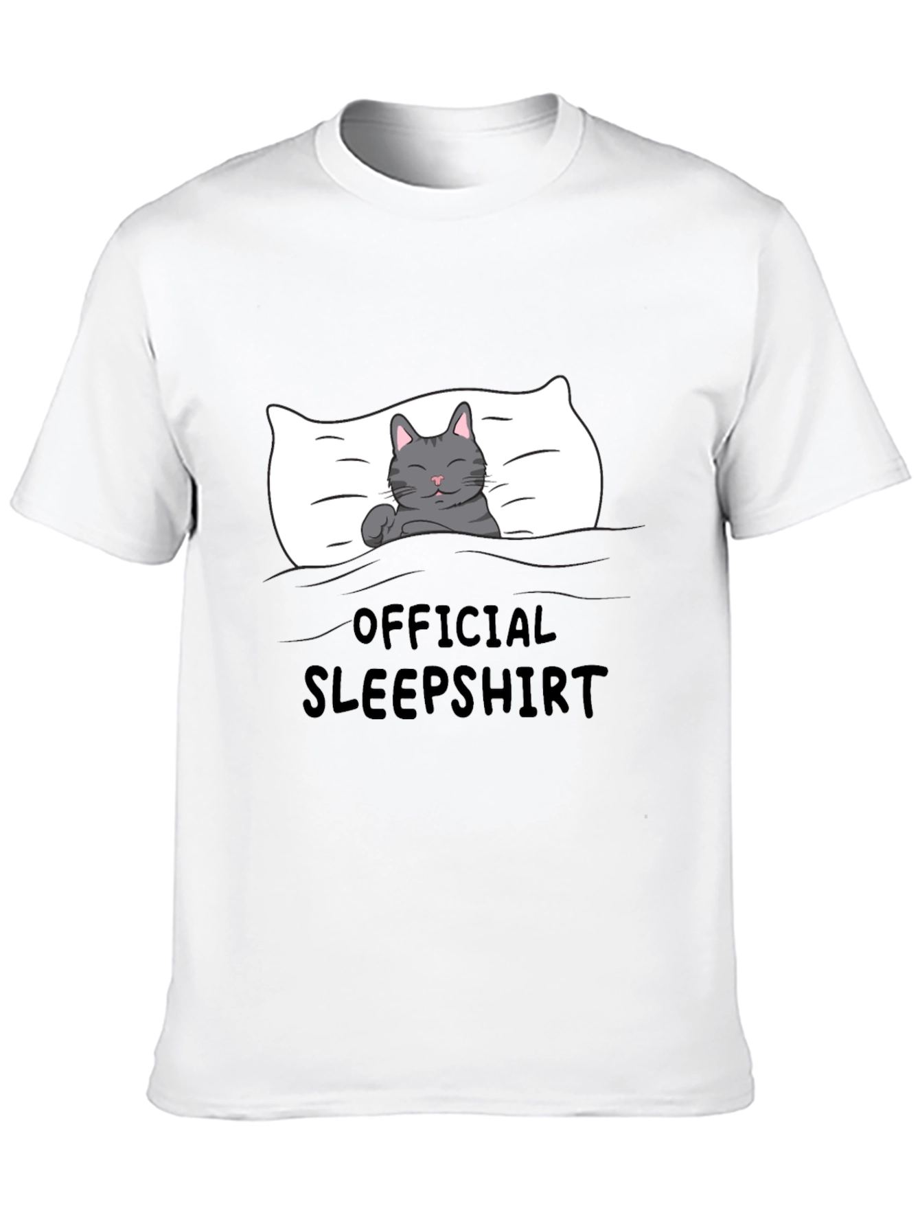Official Sleepshirt - Cat on Pillow Design