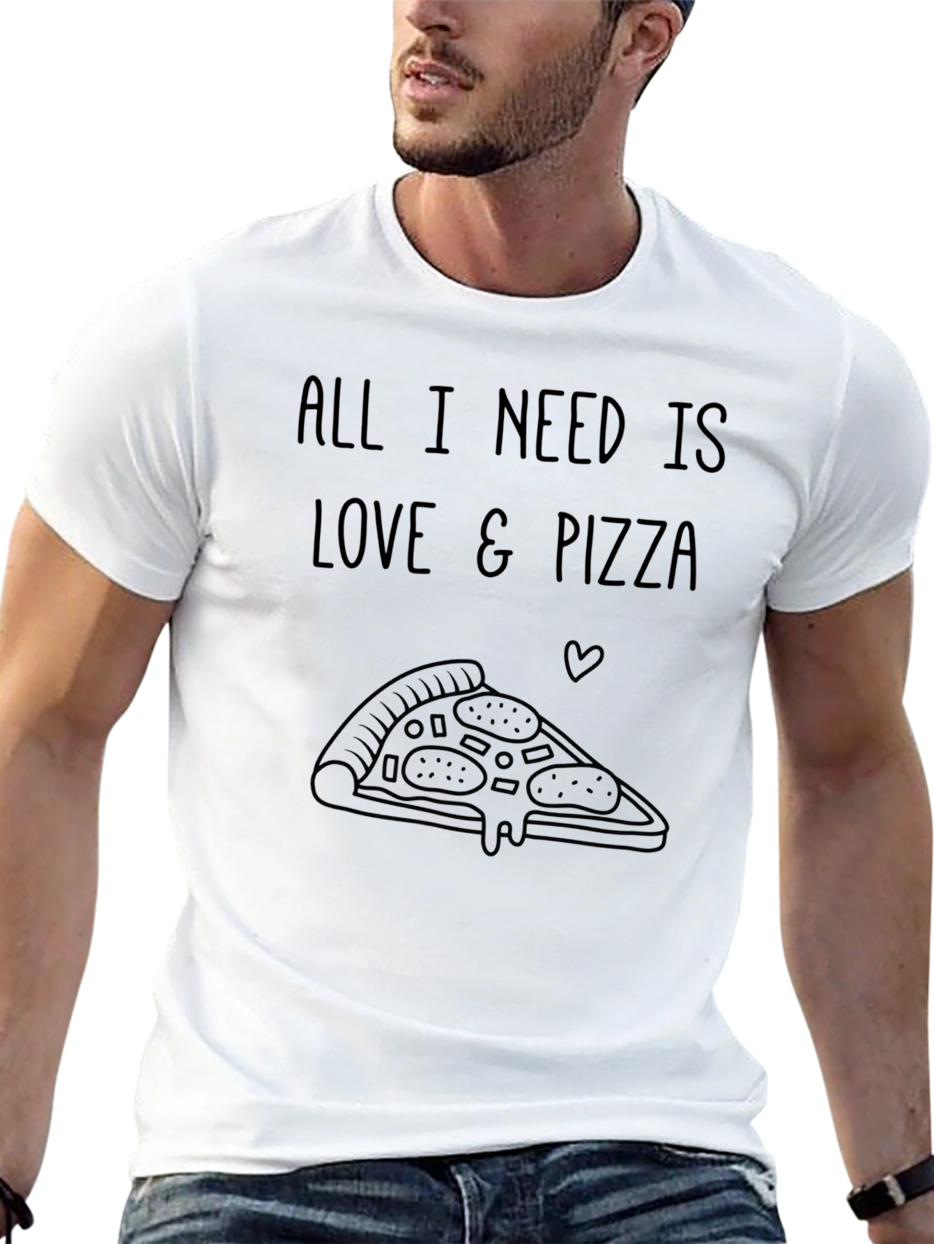 Love & Pizza Graphic Tee