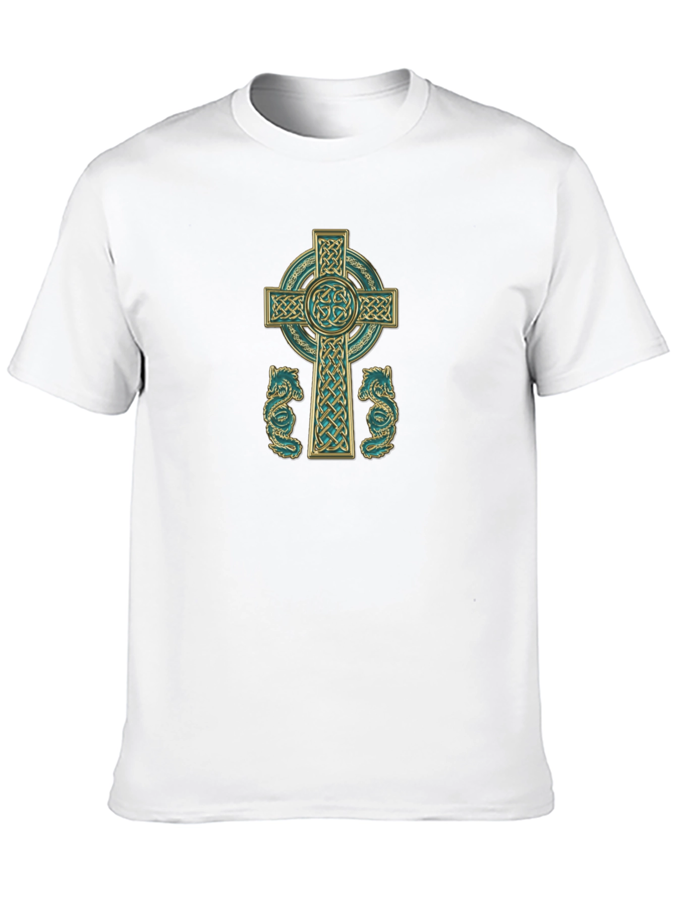 Celtic Knot Cross Graphic T-Shirt