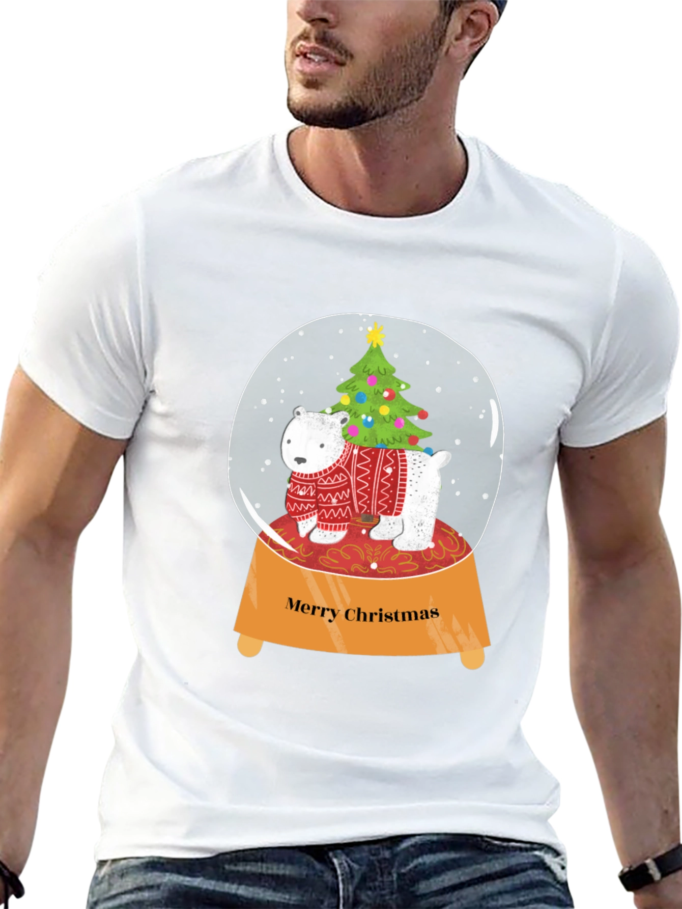 Festive Snow Globe Christmas T-Shirt
