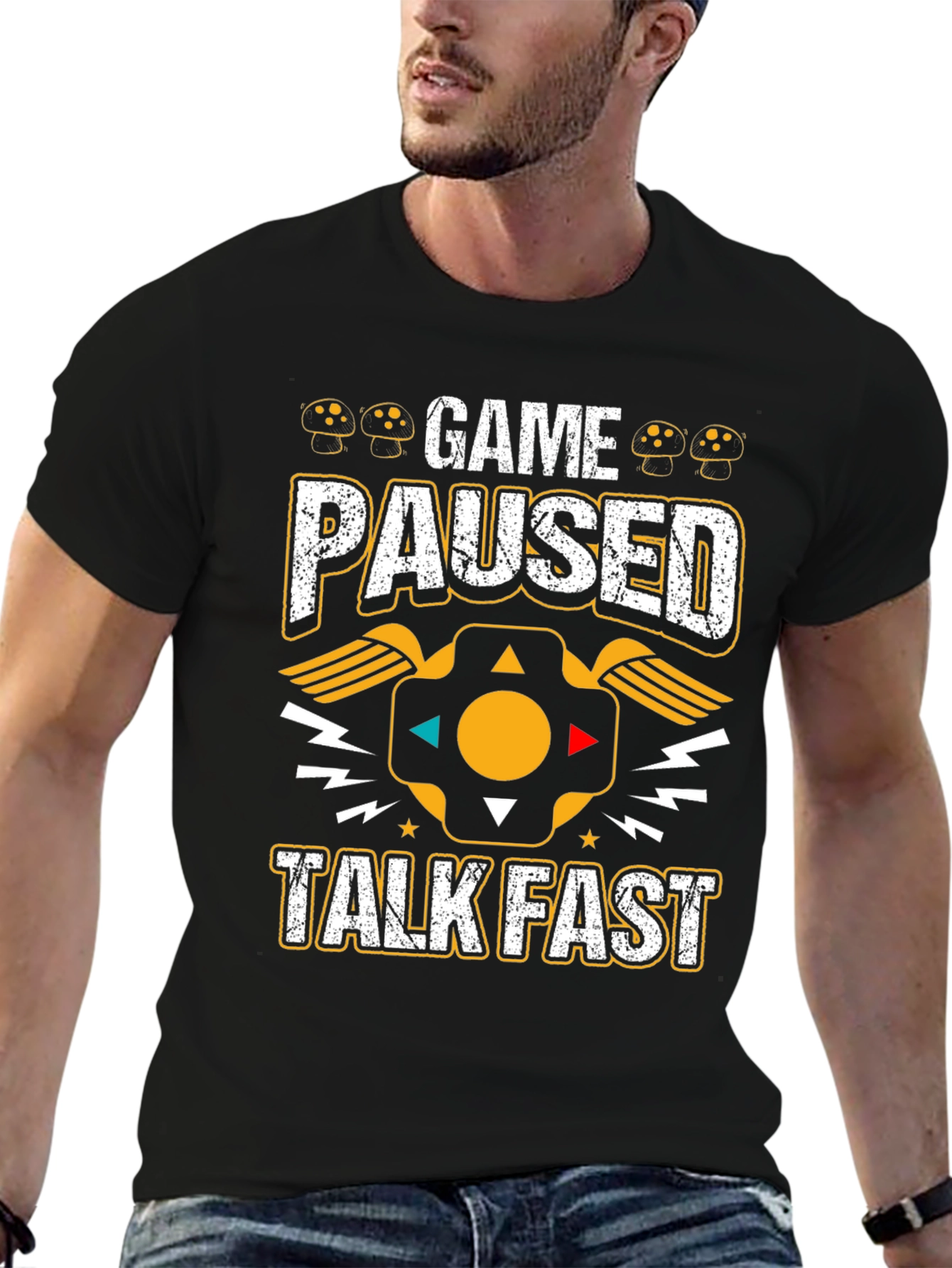 Game Paused Talk Fast T-Shirt