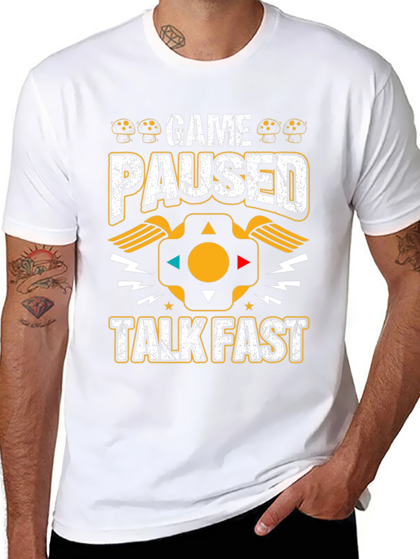 Game Paused Talk Fast T-Shirt