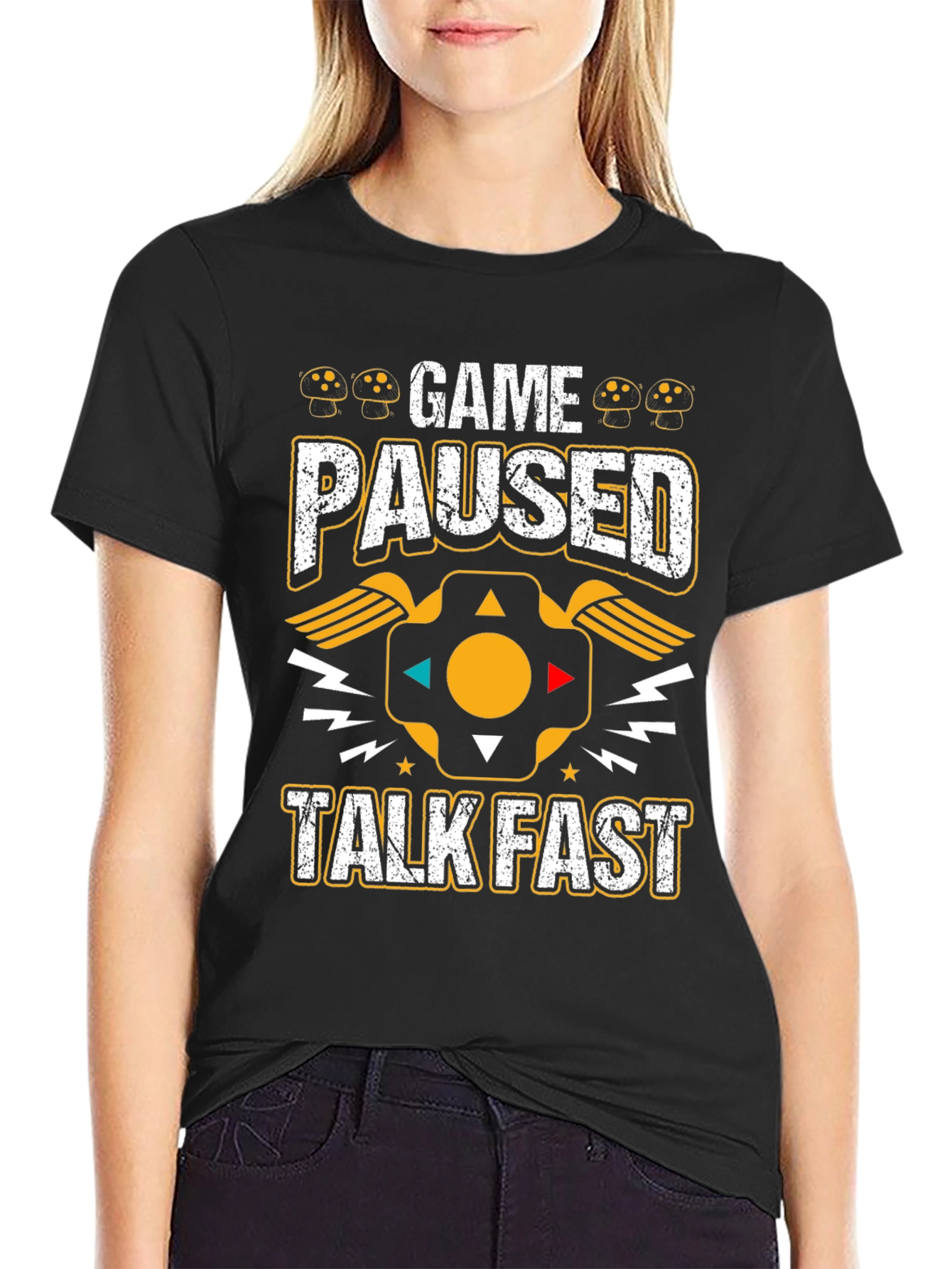 Game Paused Talk Fast T-Shirt