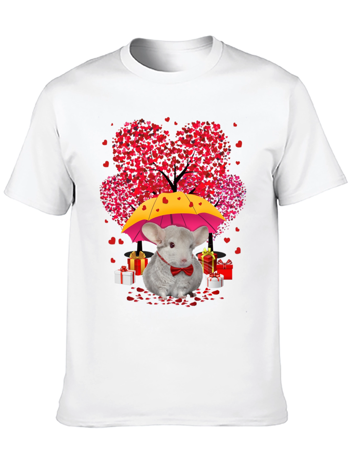 Chinchilla Valentines Day T-Shirt