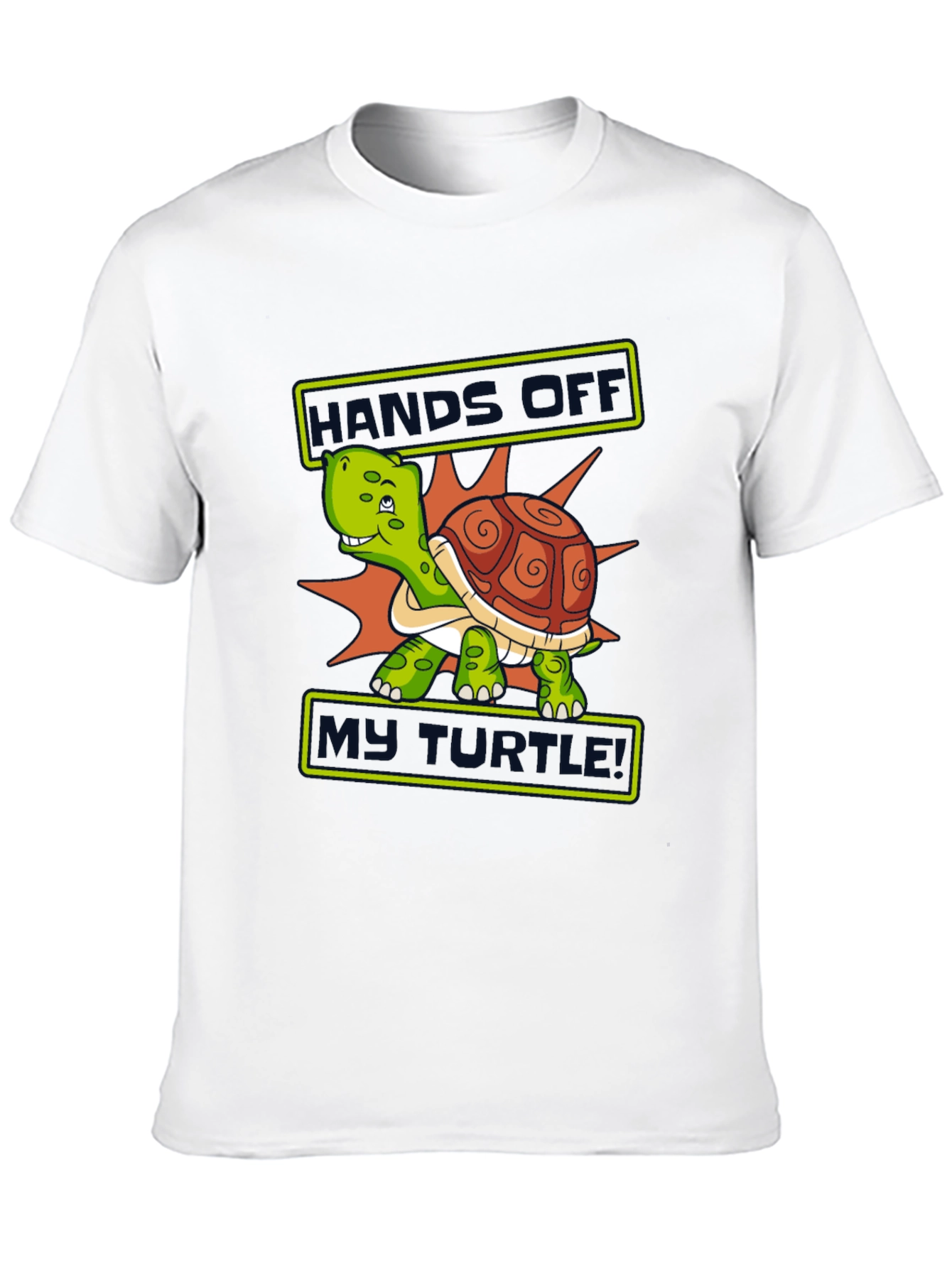 Hands Off My Turtle Graphic T-Shirt