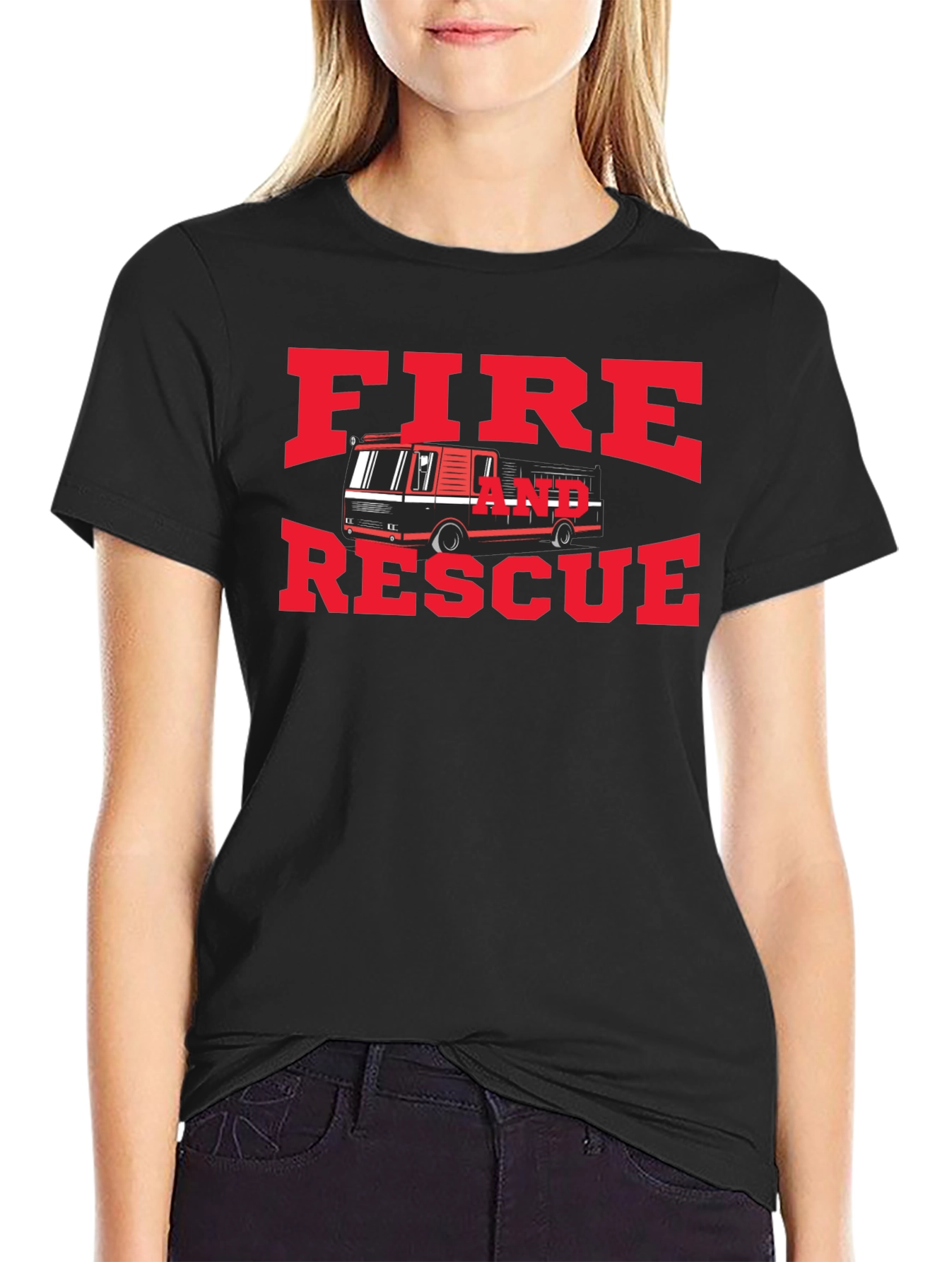 Fire and Rescue Graphic T-Shirt