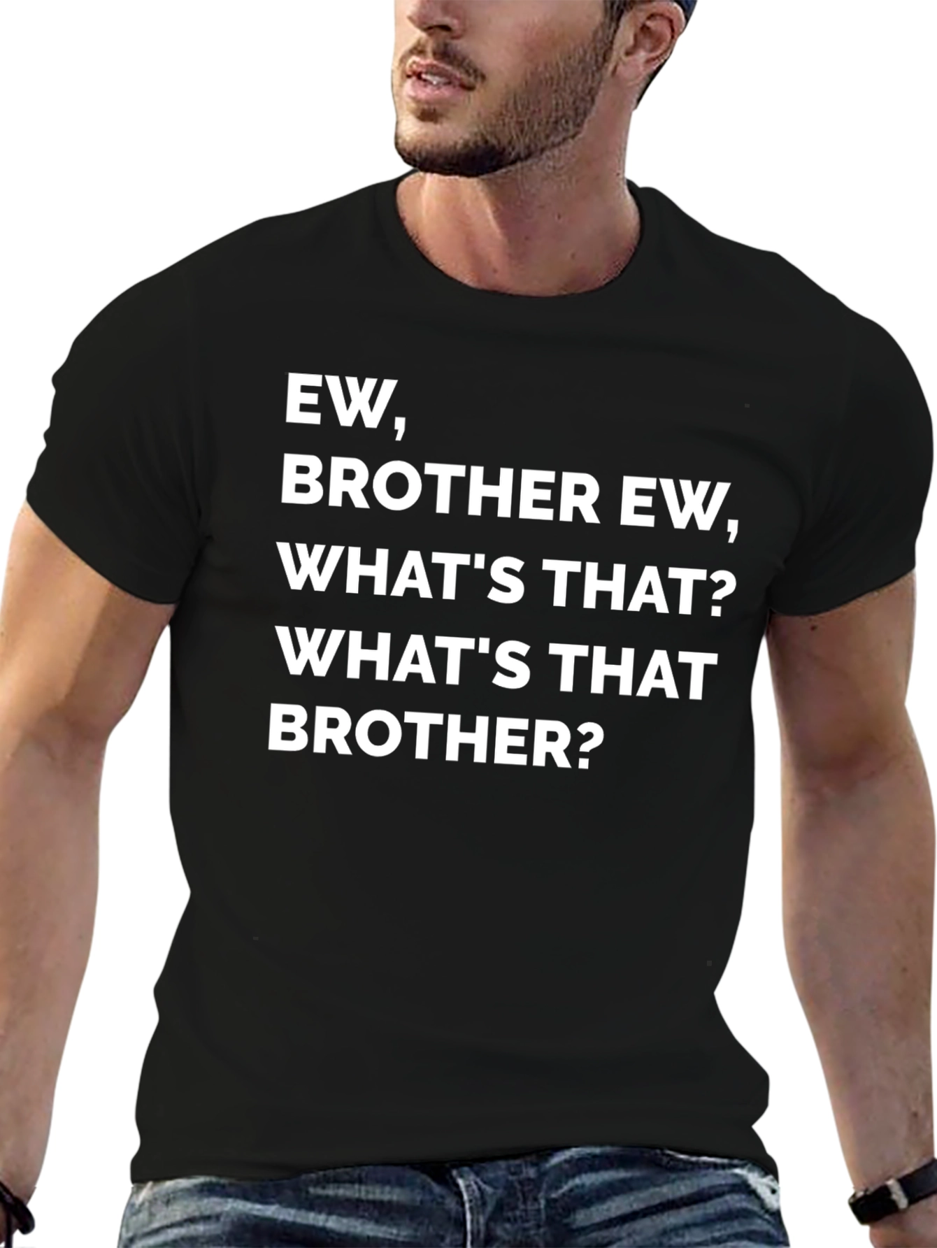 Ew Brother Novelty Graphic T-Shirt