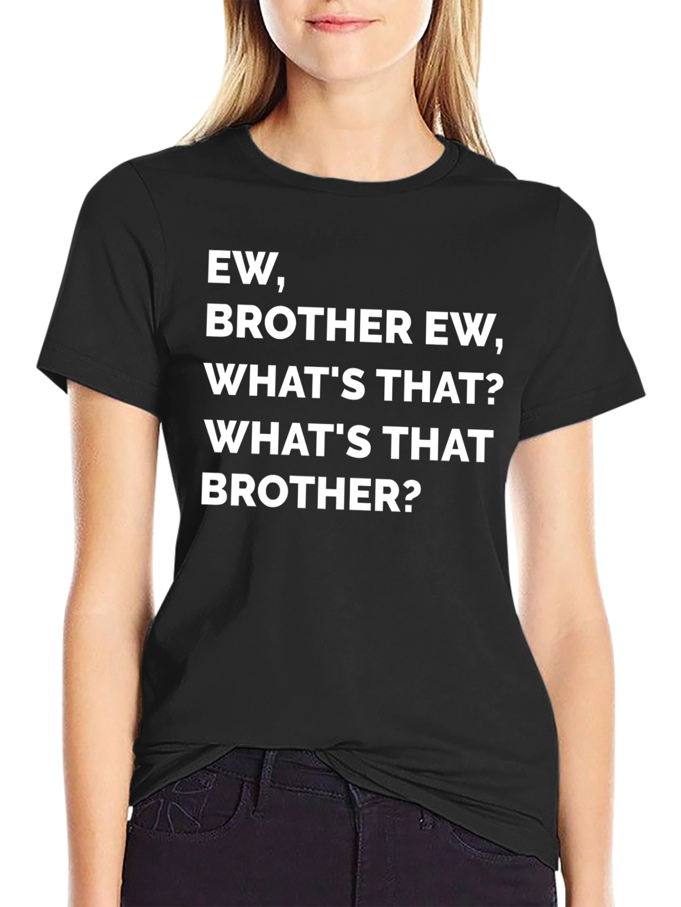 Ew Brother Novelty Graphic T-Shirt