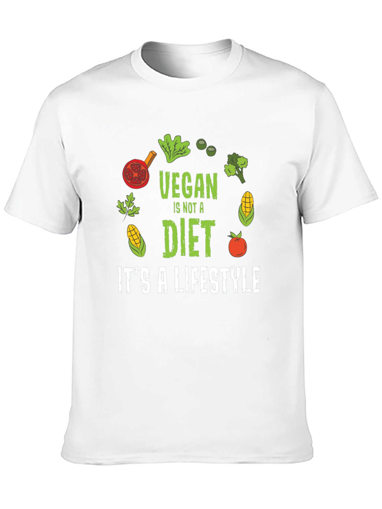 Vegan Lifestyle Graphic T-Shirt - Black