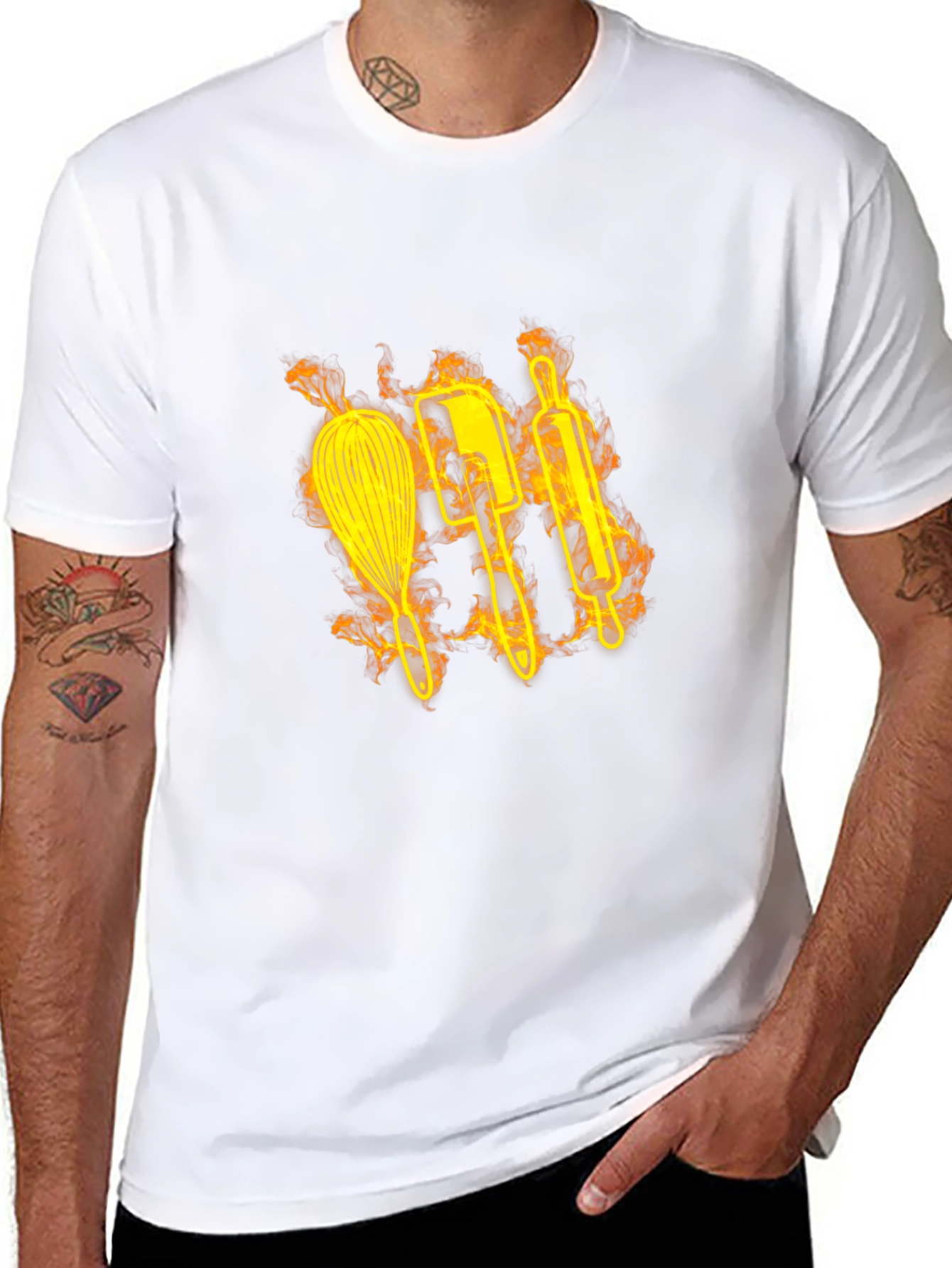 Fiery Baking Tools Graphic Tee - Chefs Special