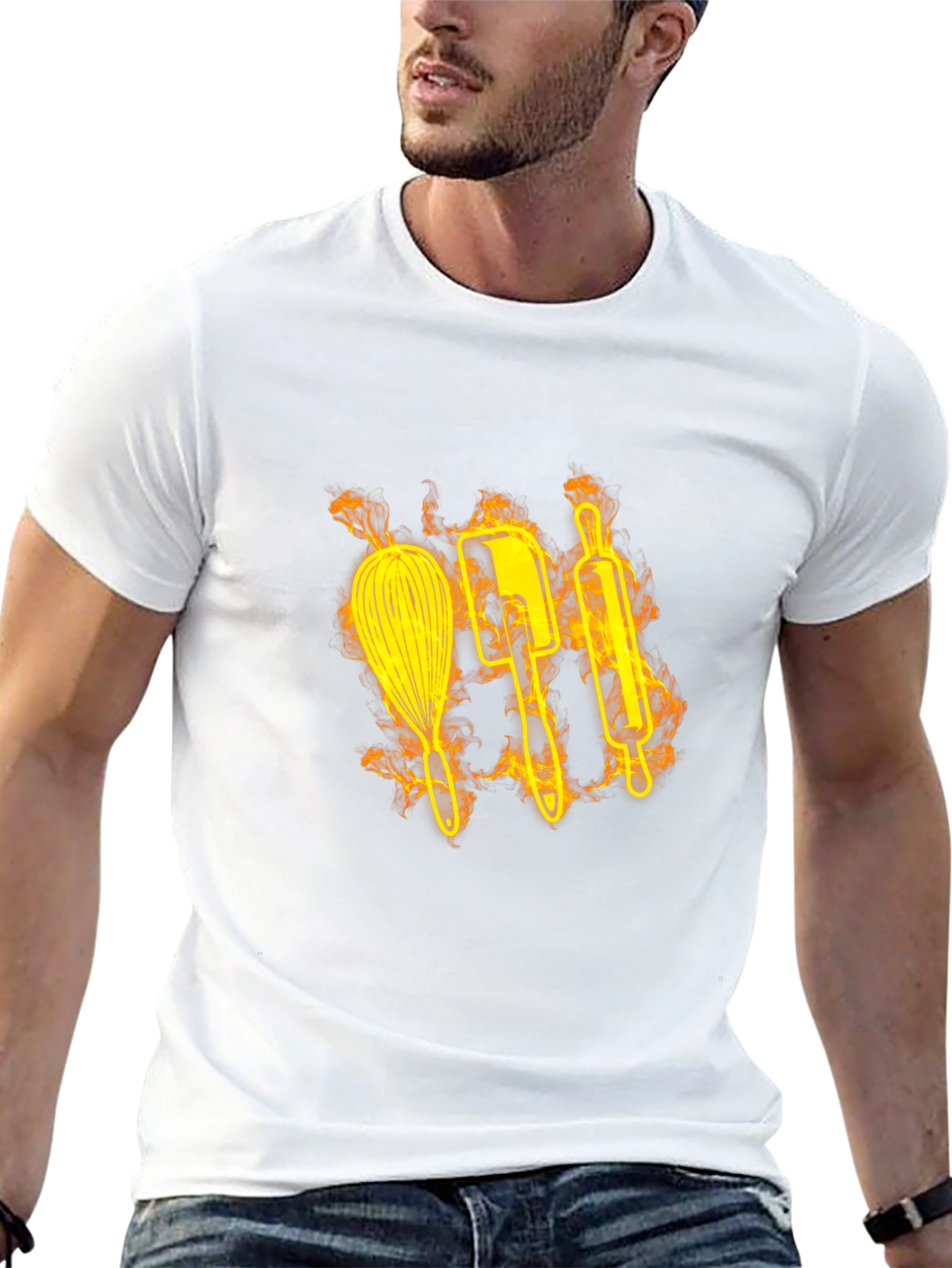 Fiery Baking Tools Graphic Tee - Chefs Special