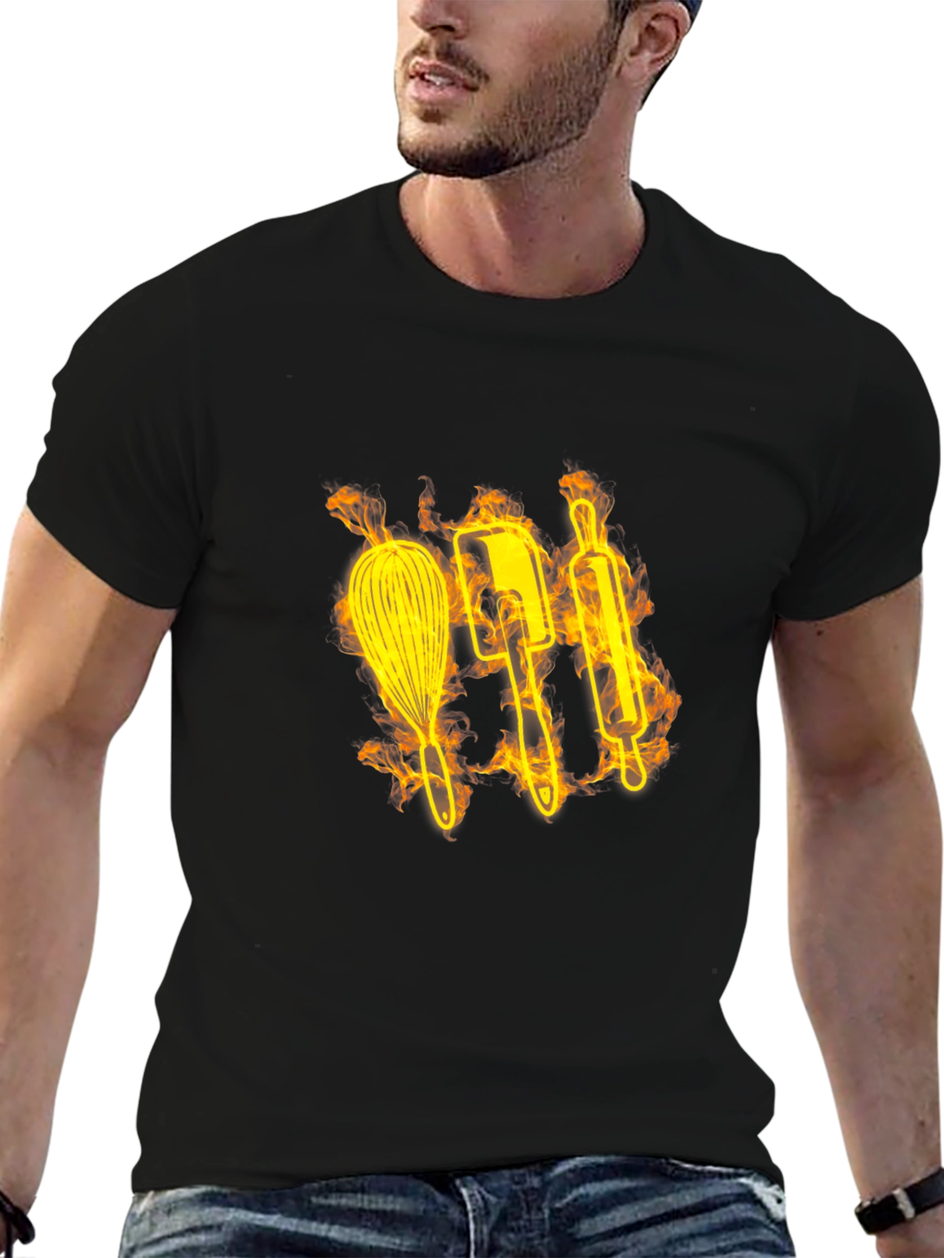 Fiery Baking Tools Graphic Tee - Chefs Special