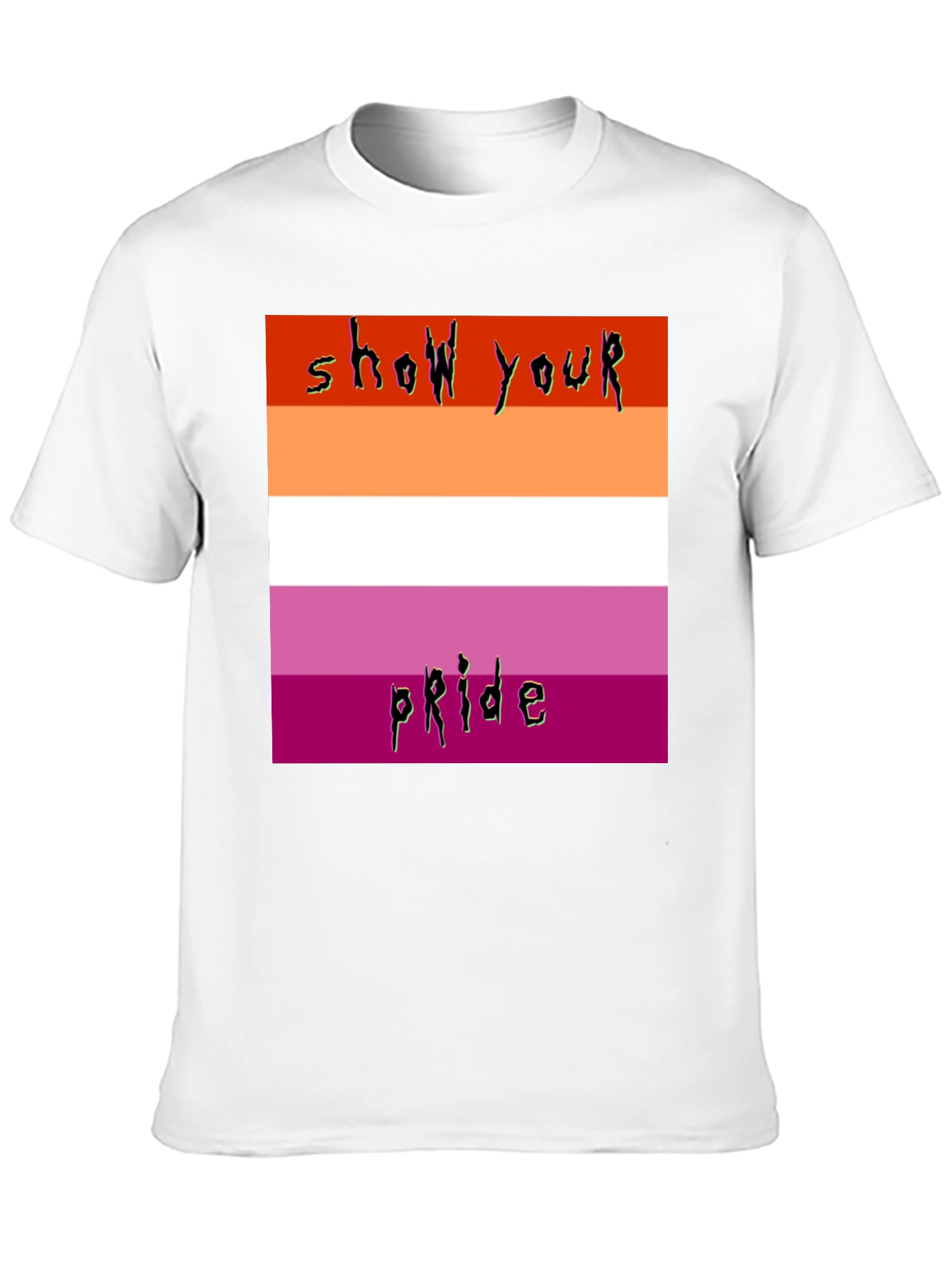 Lesbian Pride Flag T-Shirt - Show Your Pride!