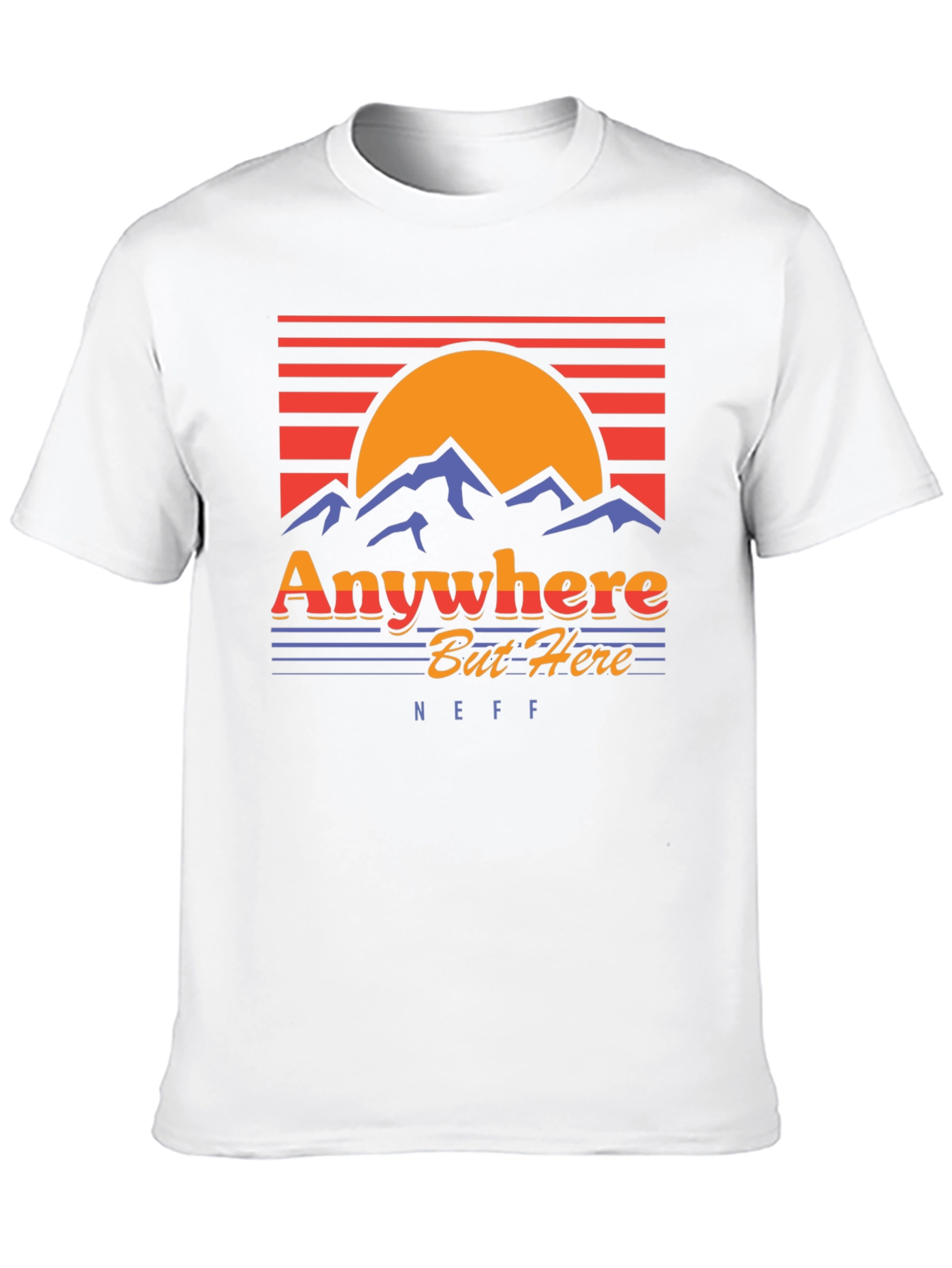 Retro Anywhere But Here Graphic Tee