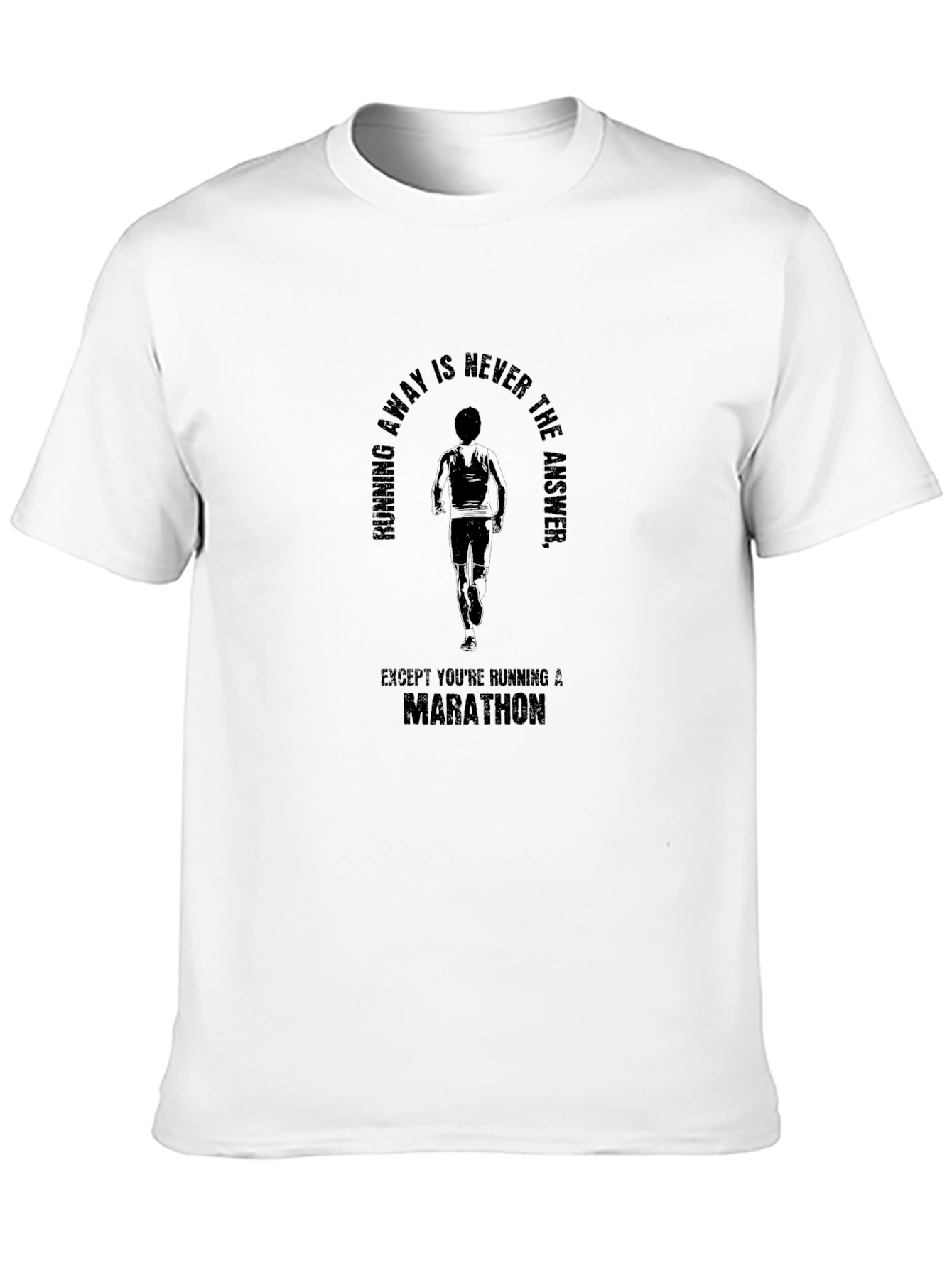 Running Marathon T-Shirt - Motivational Runner Tee