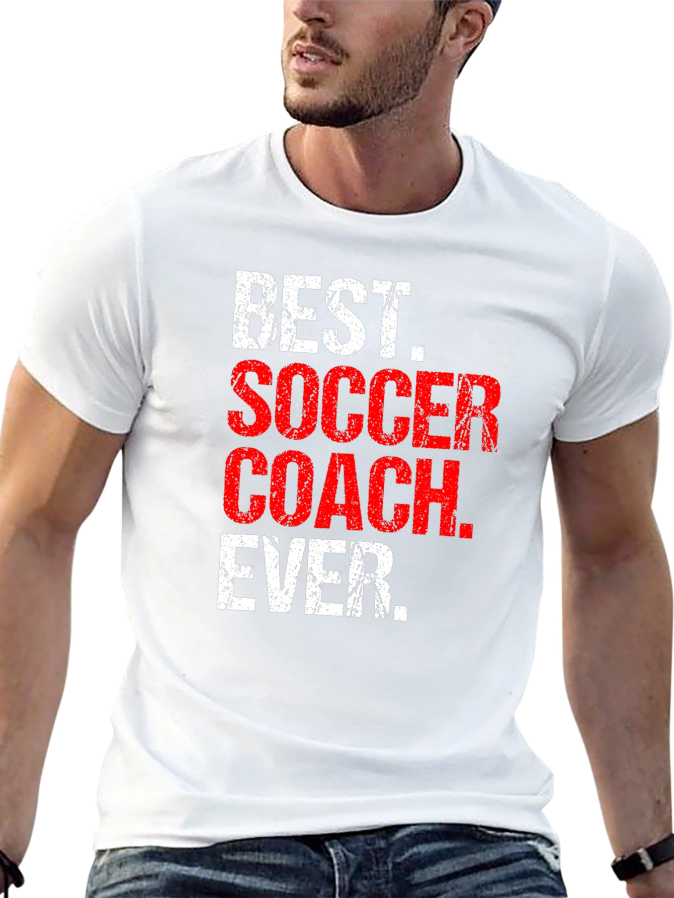 Best Soccer Coach Ever Graphic T-Shirt