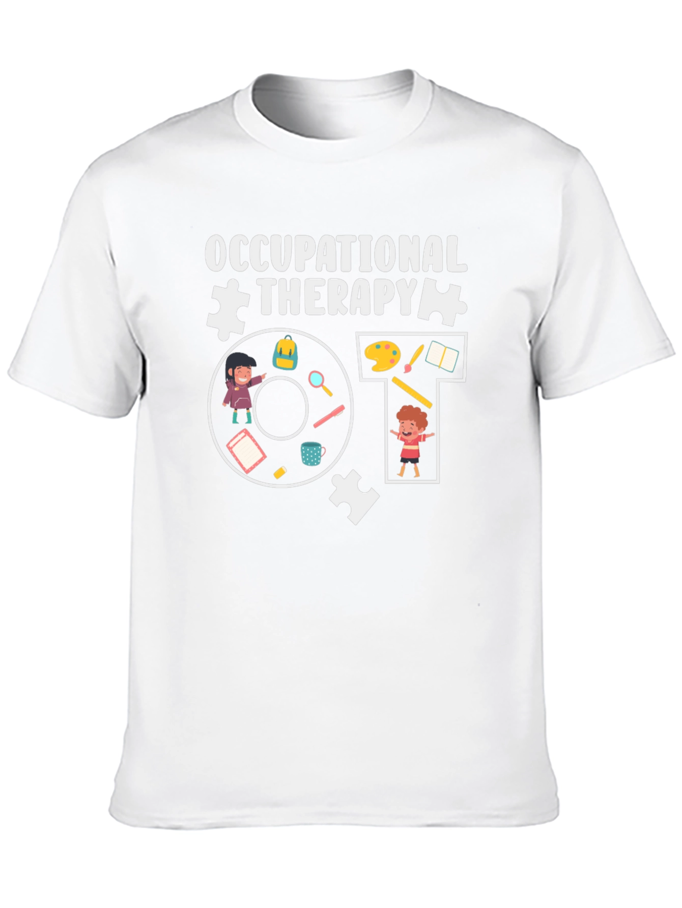 Occupational Therapy T-Shirt Puzzle Piece Tee