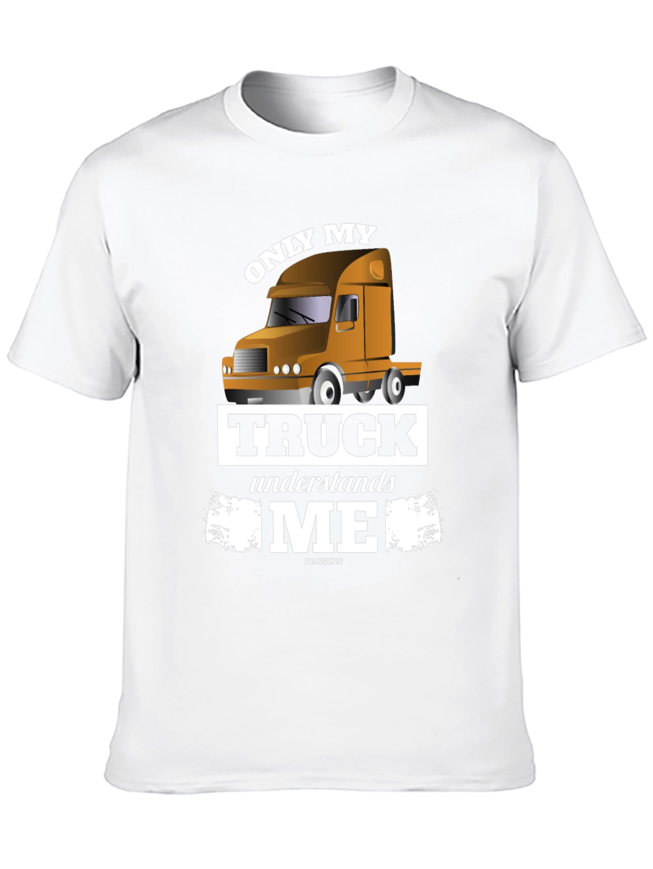 Only My Truck Understands Me - Black T-Shirt