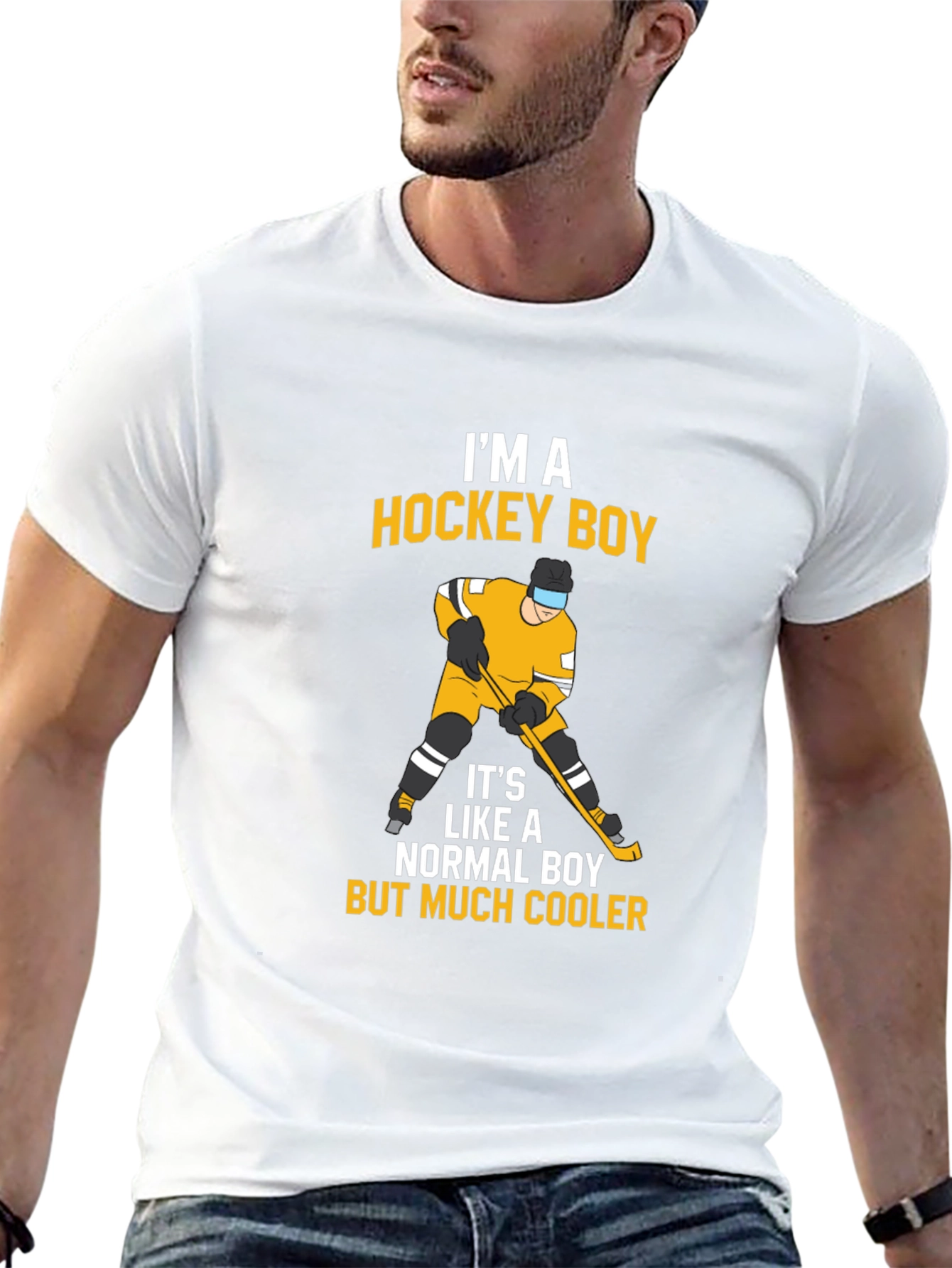 Hockey Boy T-Shirt - Cool and Sporty Design