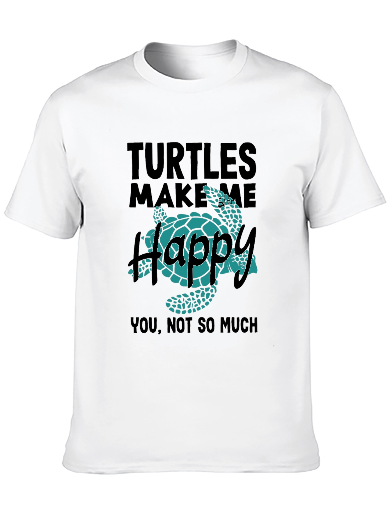 Turtles Make Me Happy Graphic T-Shirt