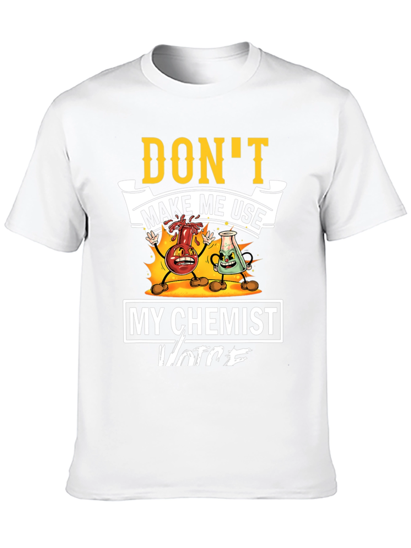 Funny Chemist Voice Graphic T-Shirt