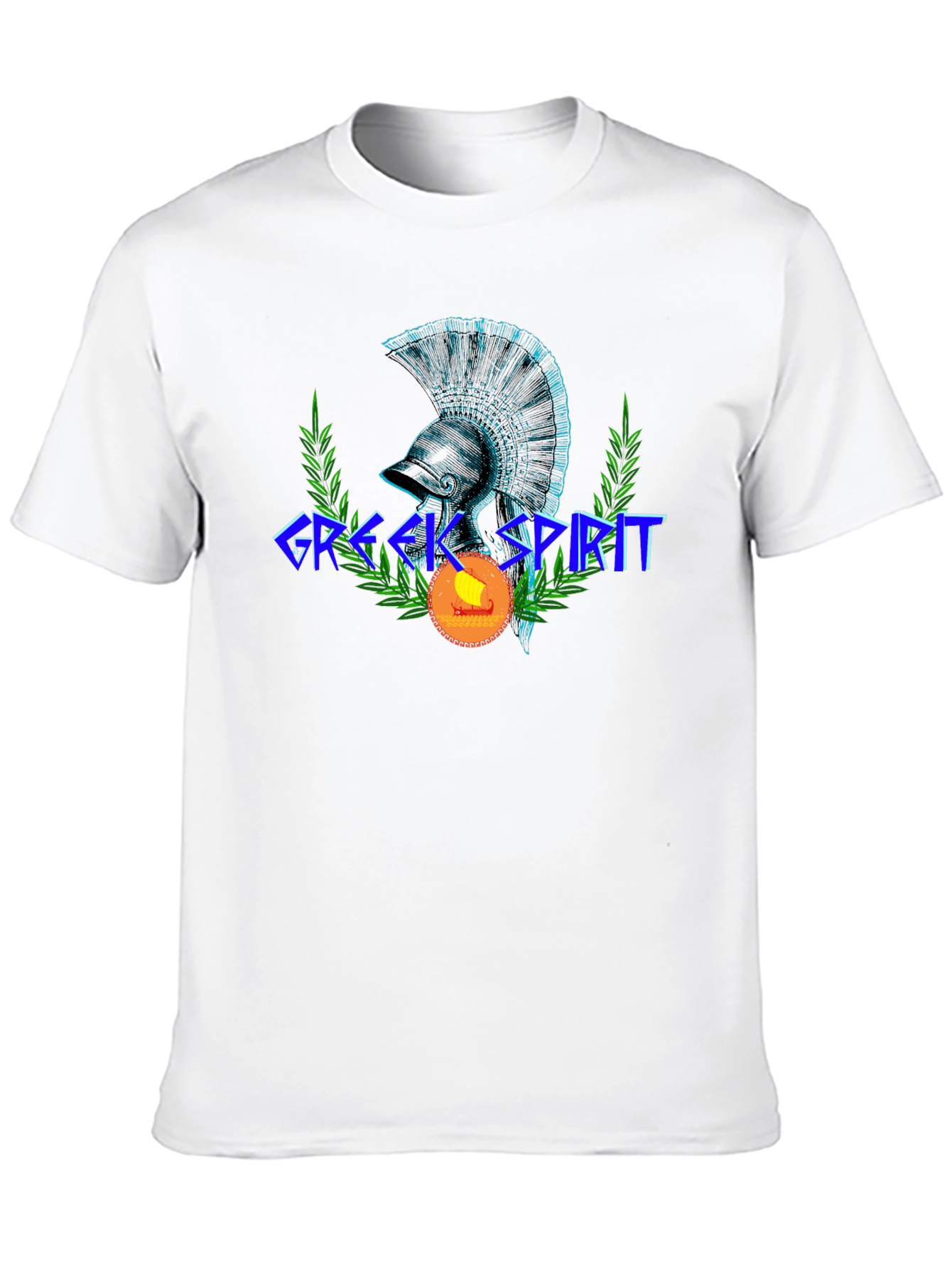 Greek Spirit Graphic T-Shirt