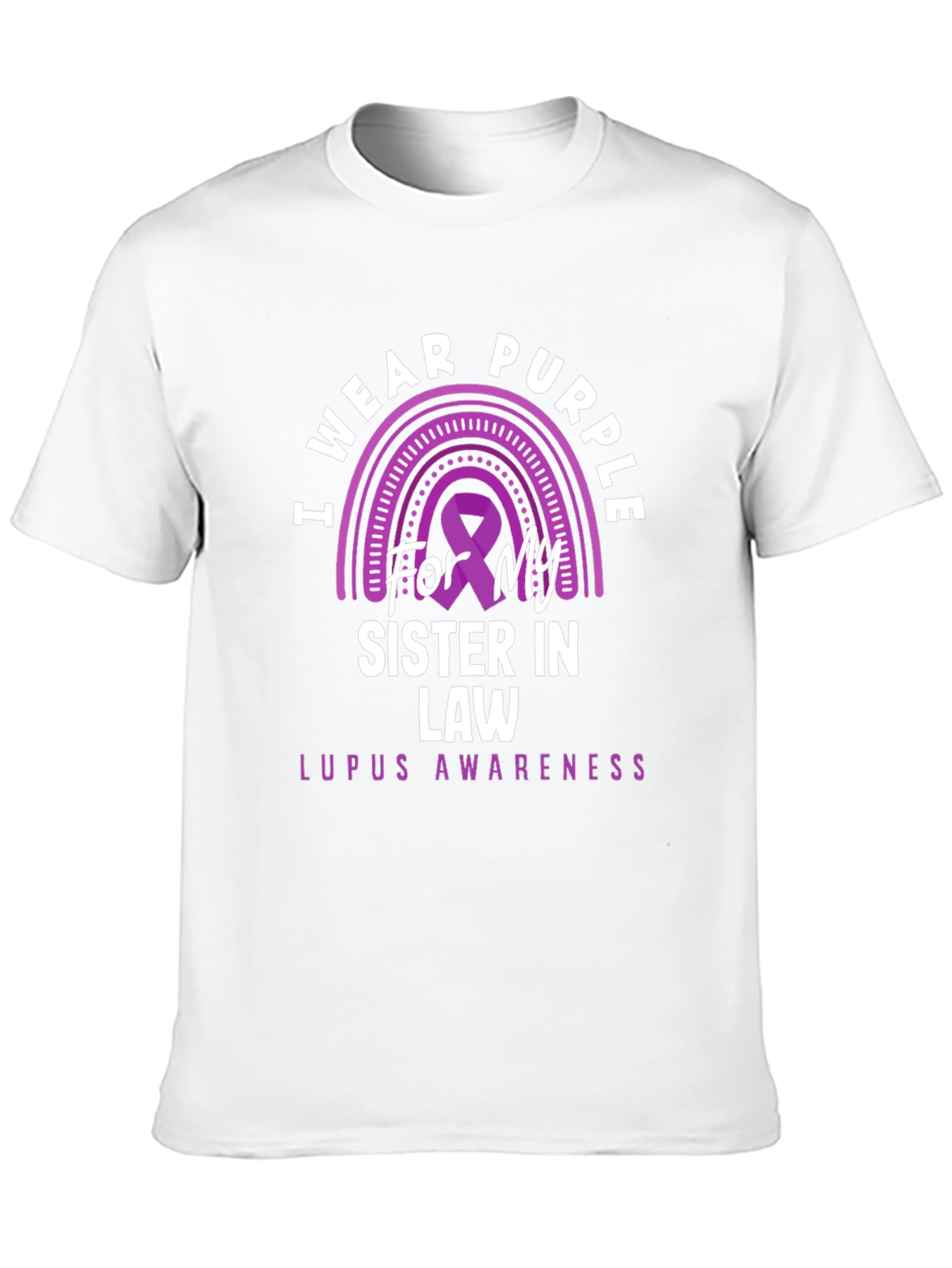 I Wear Purple Lupus Awareness T-Shirt