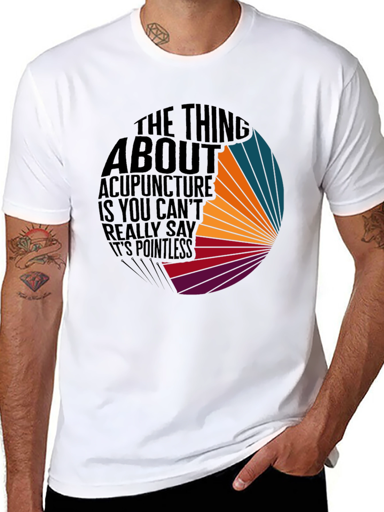 Acupuncture Pointless Graphic Tee