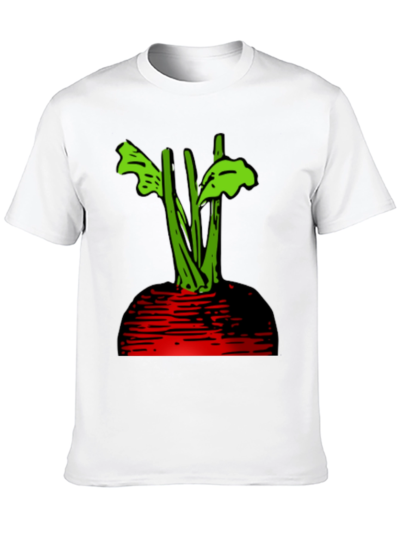 Beetroot Graphic T-Shirt - Black Casual Tee