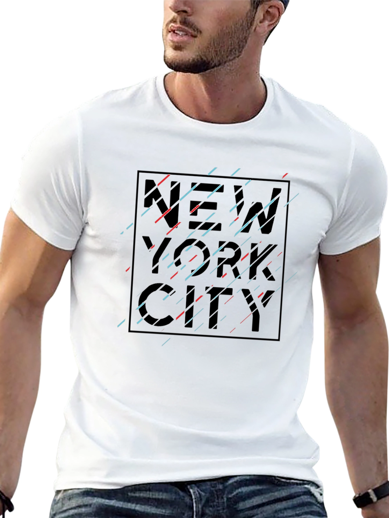 New York City Graphic Tee - Black