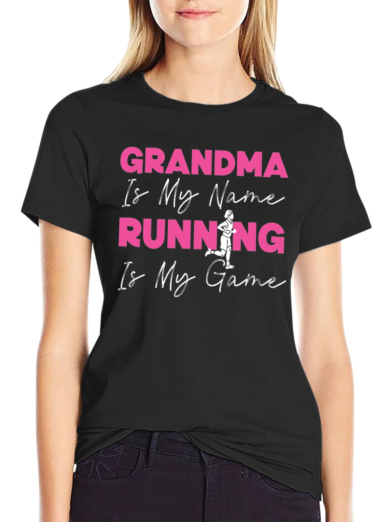 Grandma Running T-Shirt - Gift for Runners
