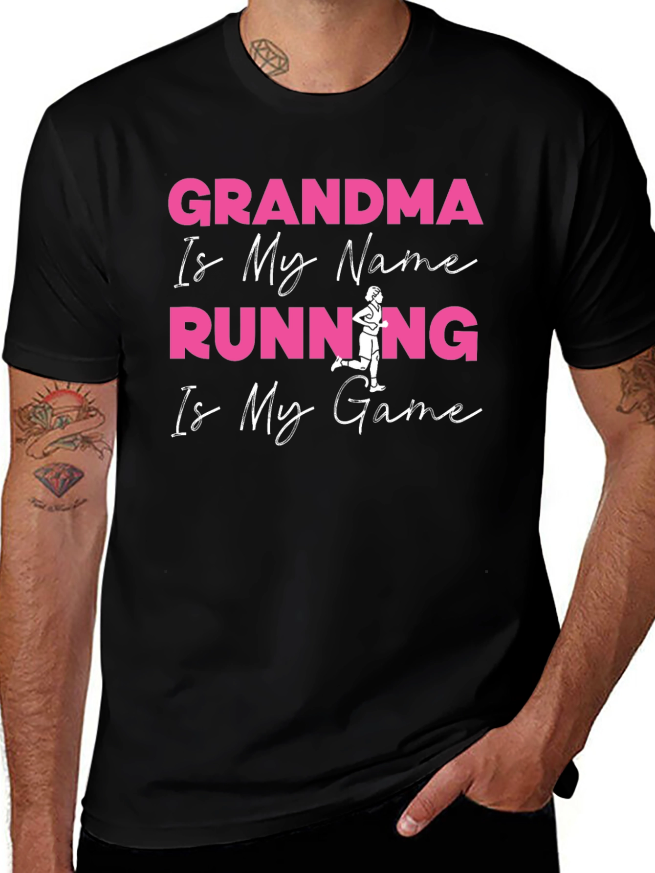Grandma Running T-Shirt - Gift for Runners