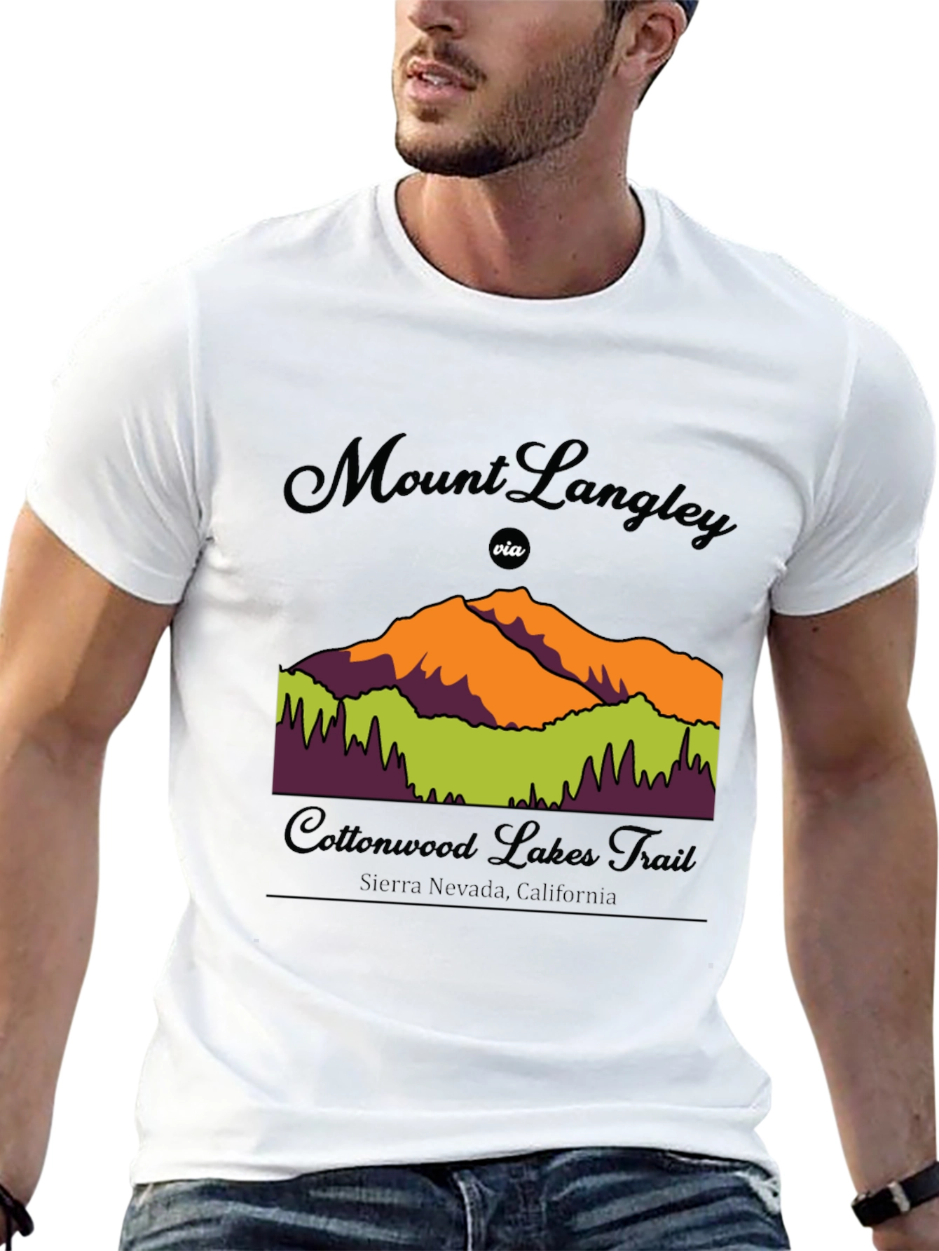 Mount Langley Cottonwood Lakes Trail T-Shirt