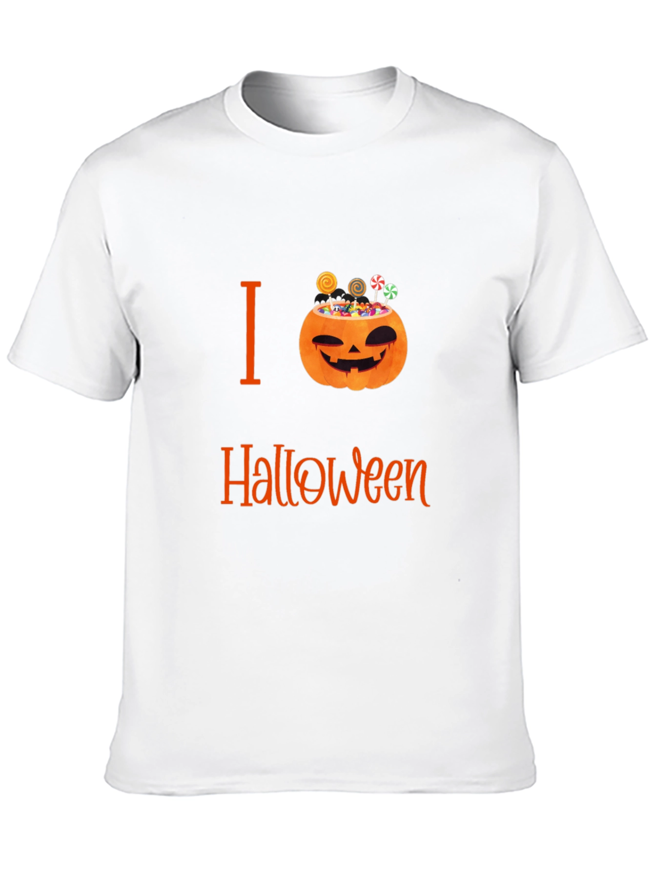 I Love Halloween Pumpkin Treat T-Shirt